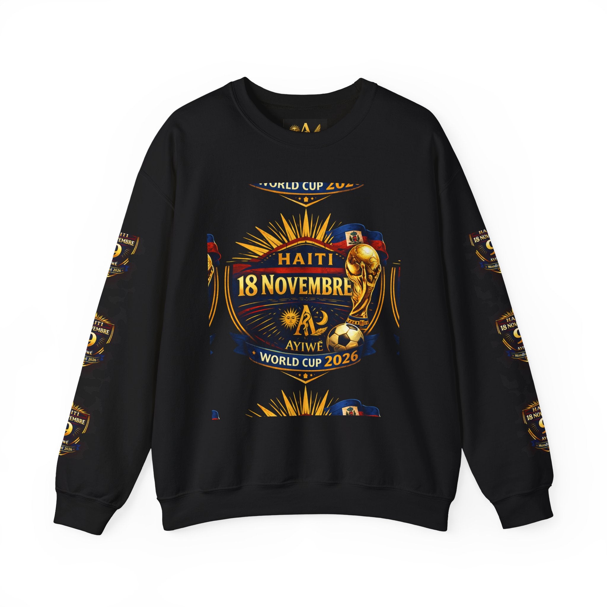 Ayiti18WC - Goal1 Unisex Heavy Blend™ Crewneck Sweatshirt by AyiWe F&S - AyiWé Fashion & Style