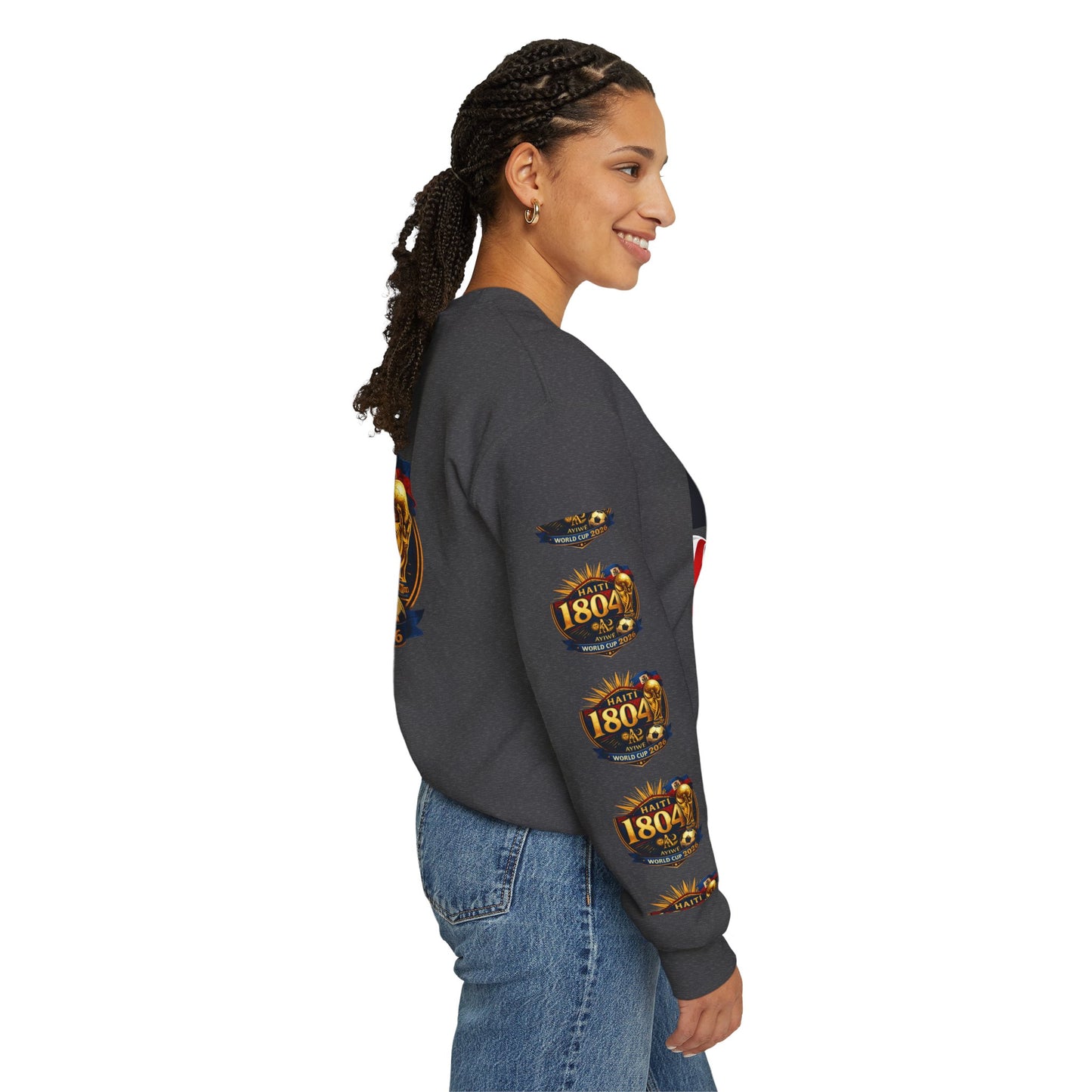 18WC2026 Yon-Nasyon1 Unisex Heavy Blend™ Crewneck Sweatshirt. Powered by AyiWe F&S