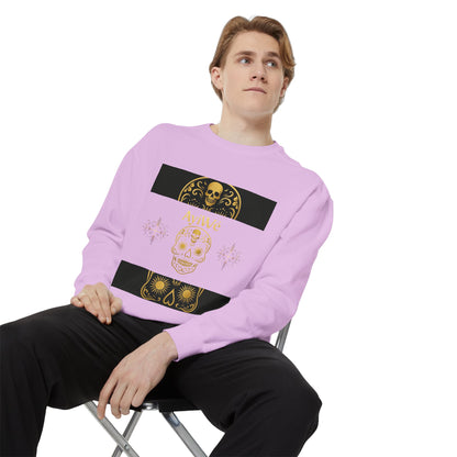 4K-Ayi Unisex Garment-Dyed Sweatshirt. Powered by AyiWe FS