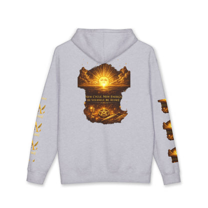 OneSun-Unisex Heavyweight Hooded Sweatshirt. Powered by AyiWe F&S