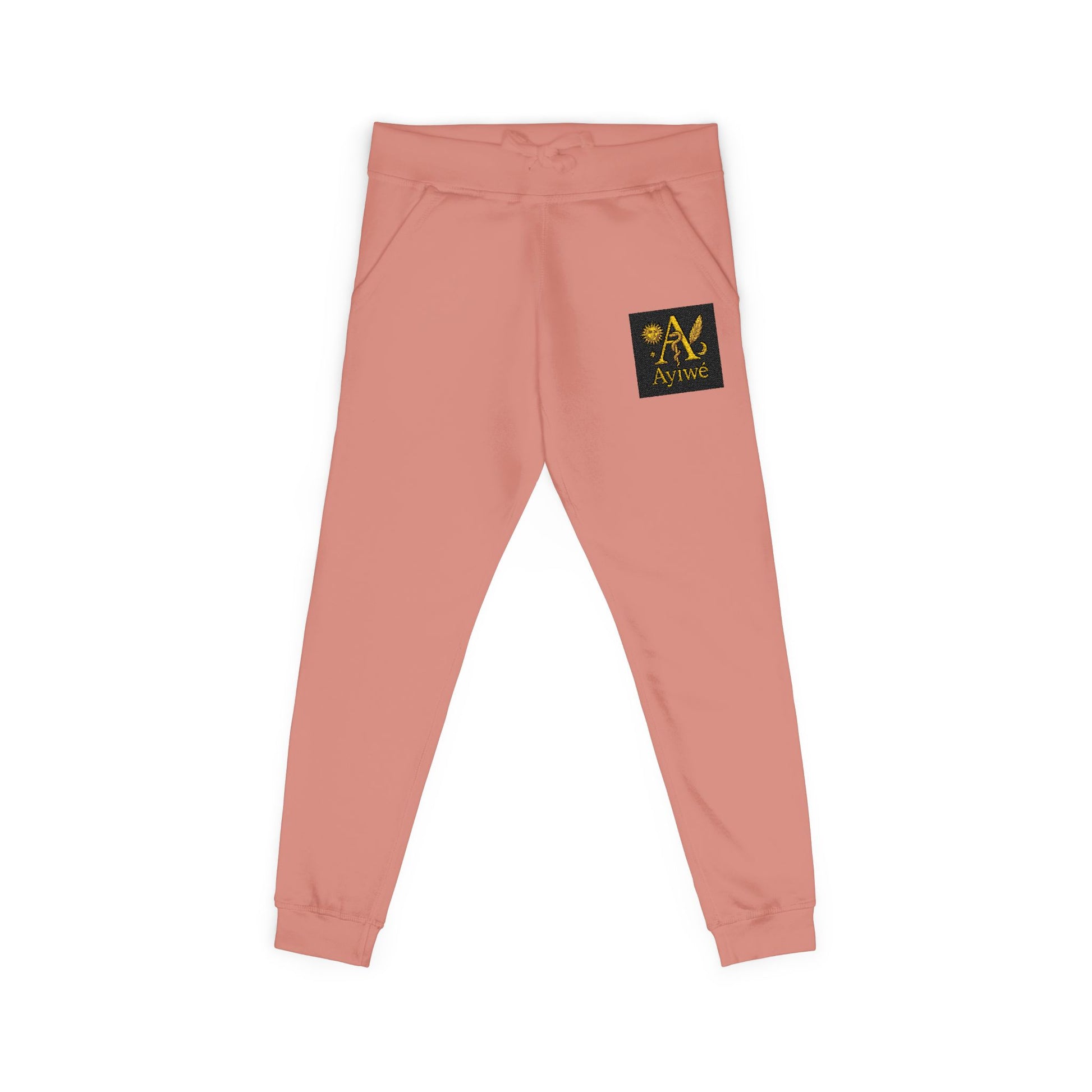 B - One AyiWé Unisex Fleece Sweatpants (Embroidery) - AyiWé Fashion & Style