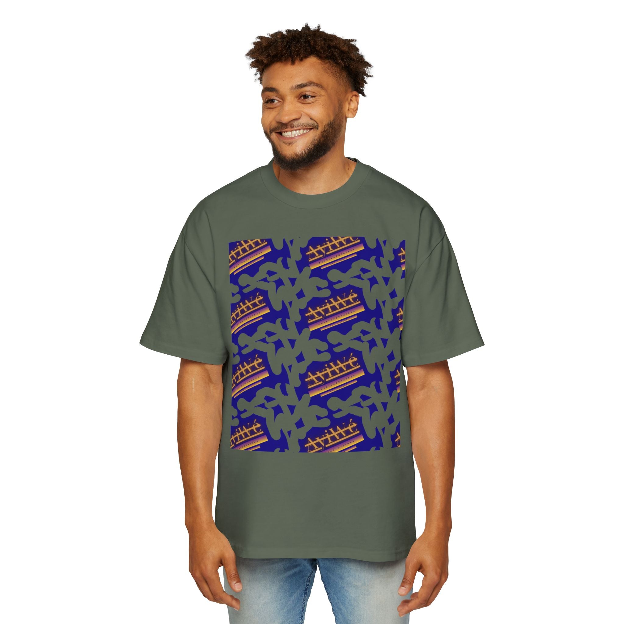 AyiWe06 Men's Heavy Oversized Tee