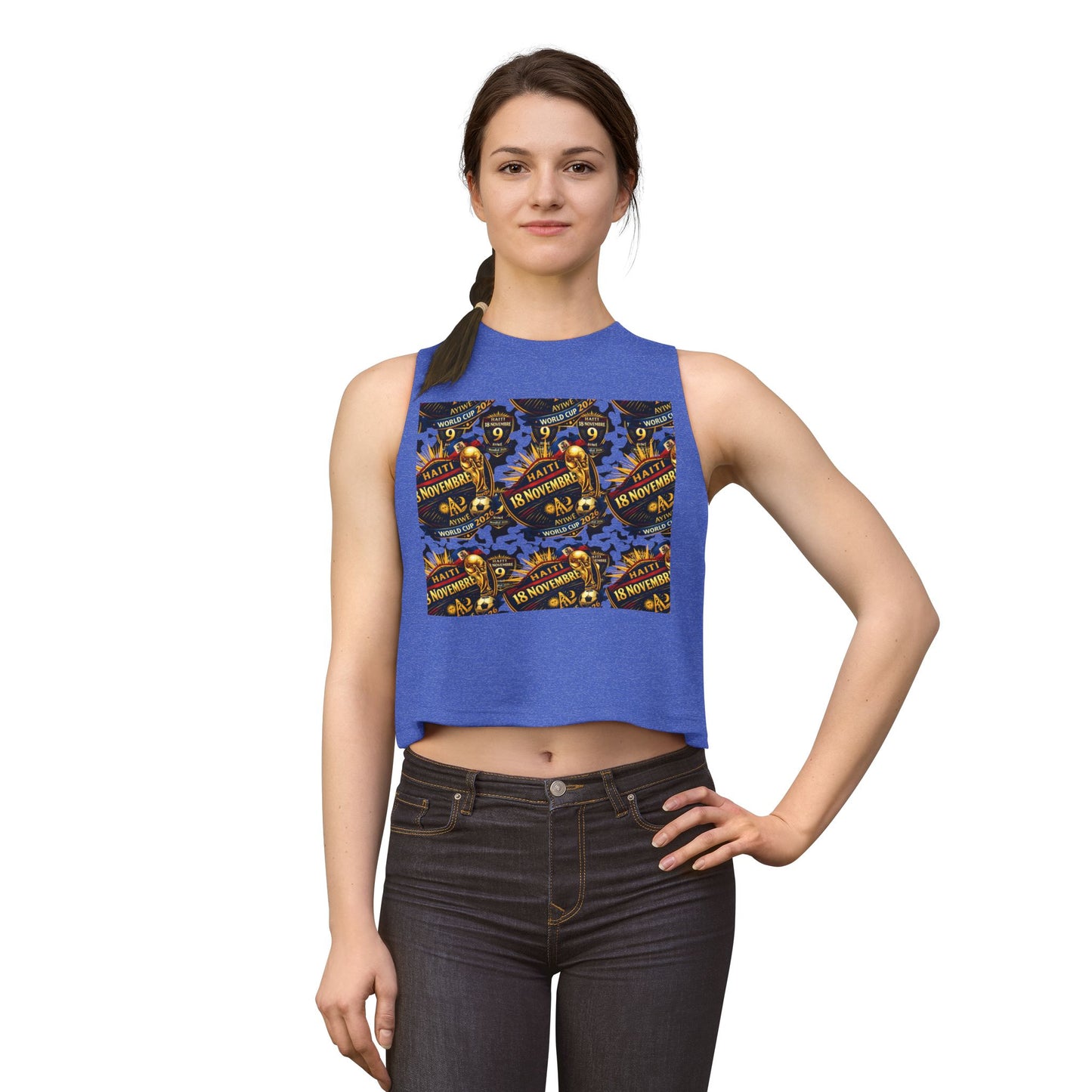 )9WC - Marabou Women's Crop Top by AyiWe F&S - AyiWé Fashion & Style