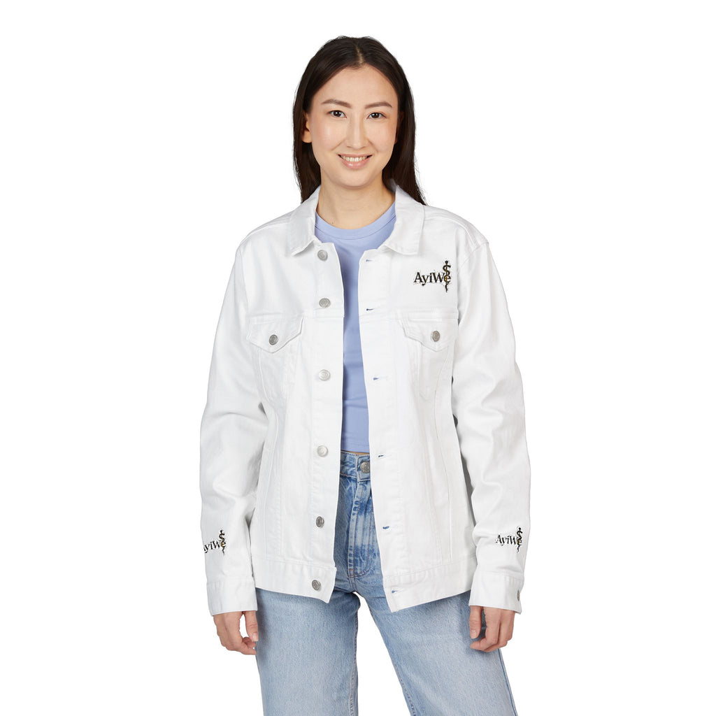 1AyiWé-Day&Night12 Unisex Denim Jacket (Embroidery)