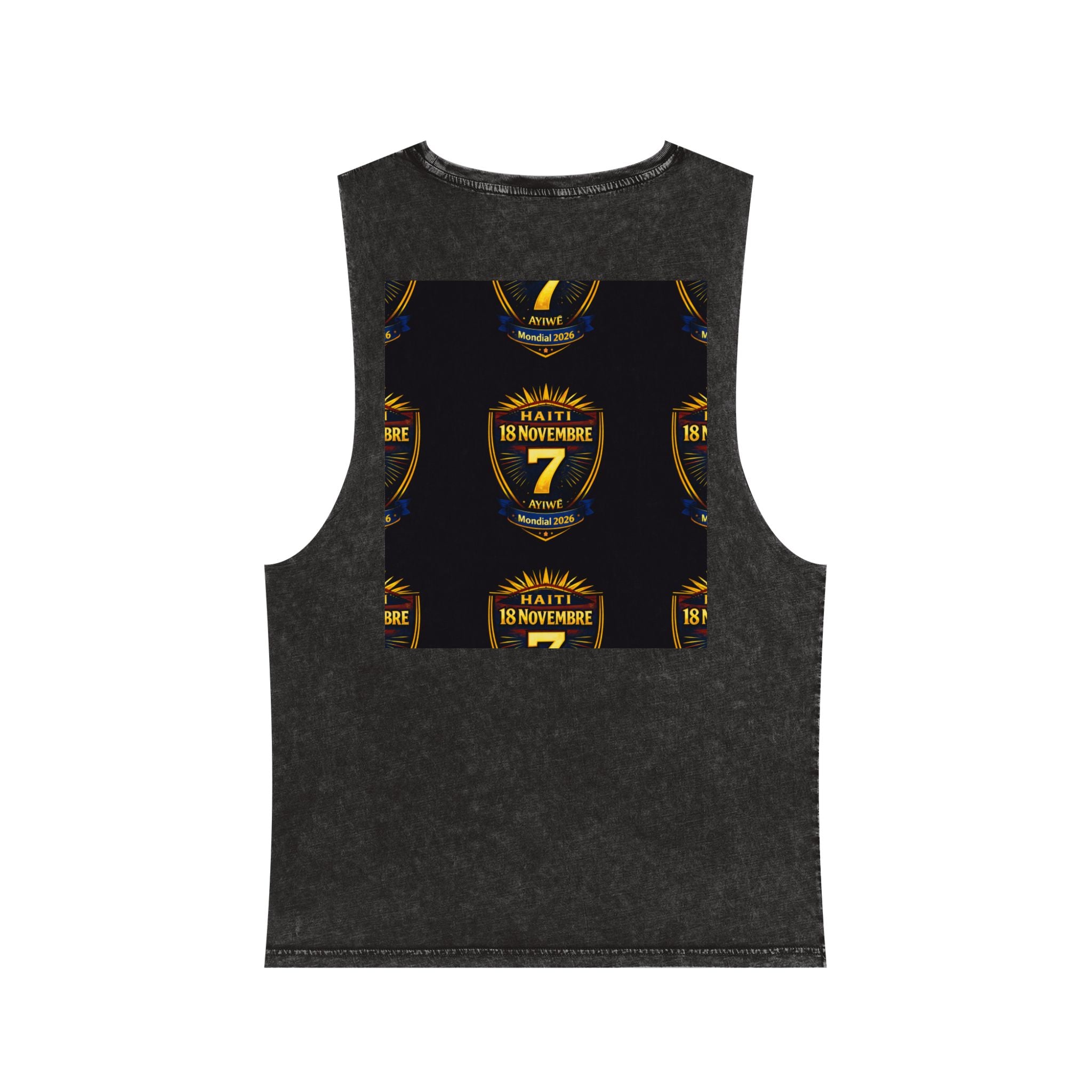 Ht - 07 world cup 2026 Unisex Stonewash Tank Top by AyiWe F&S - AyiWé Fashion & Style
