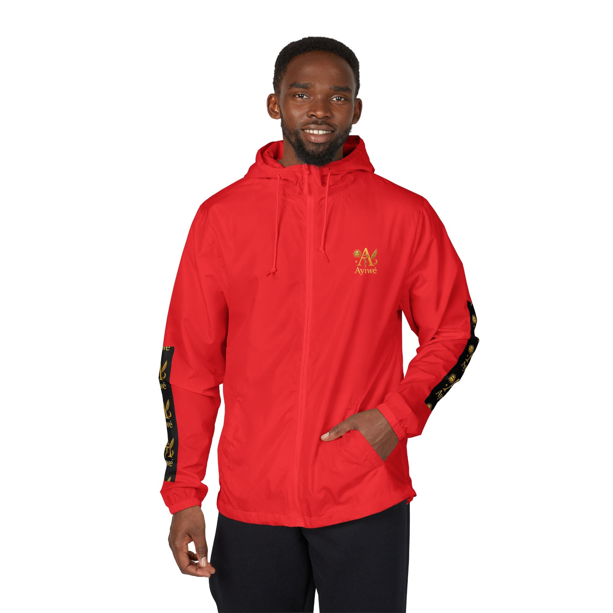 DA1- AyiWé Unisex Full-Zip Windbreaker Jacket