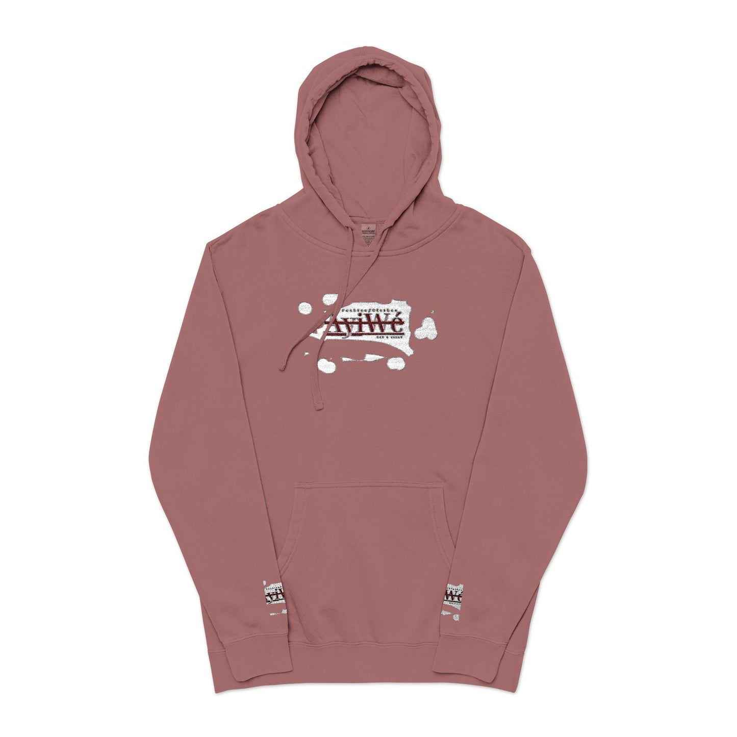 AyiWe A1 Unisex Pigment - Dyed Hoodie (Embroidery) - AyiWé Fashion & Style