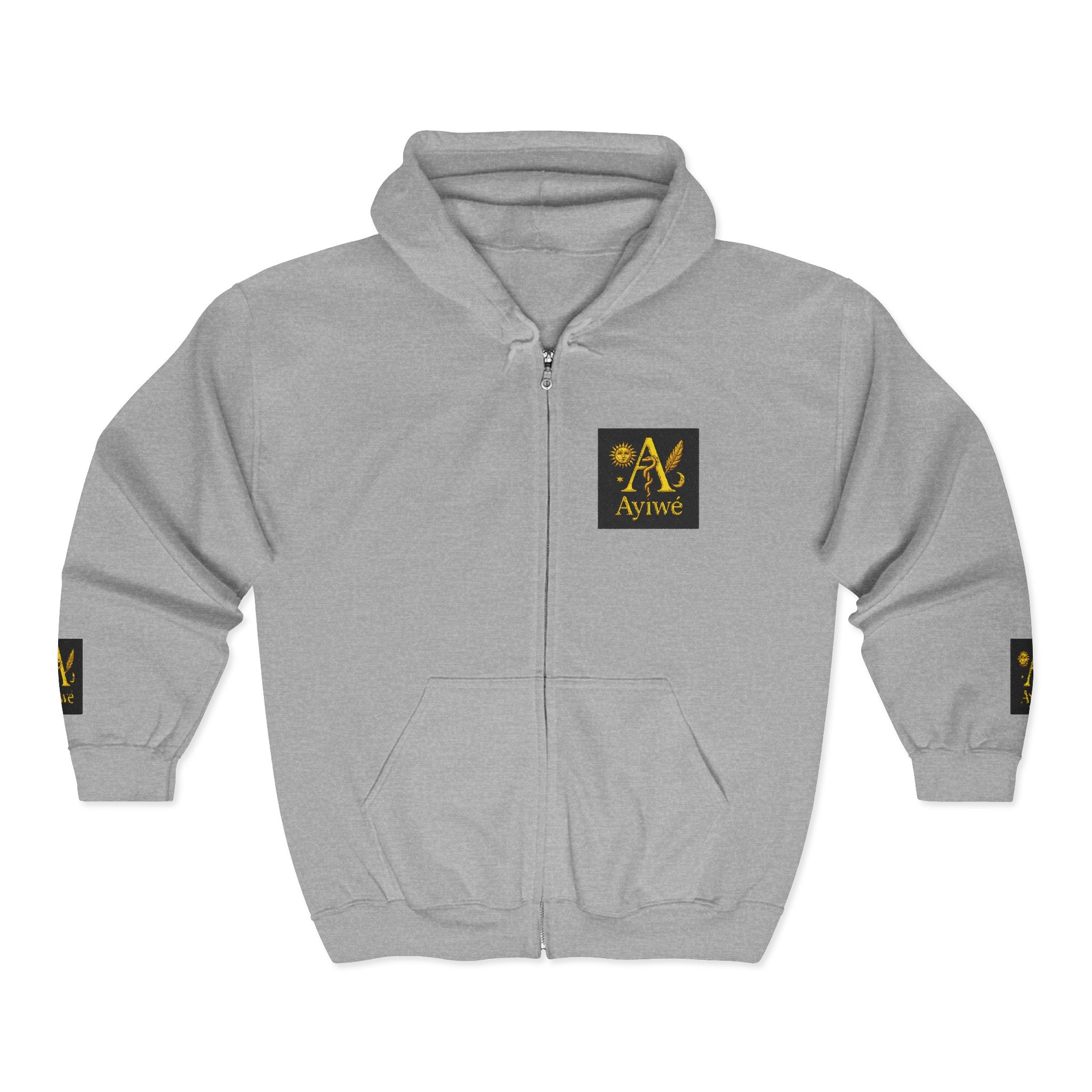 AyiWé-Pure1 Unisex Heavy Blend™ Full Zip Hooded Sweatshirt