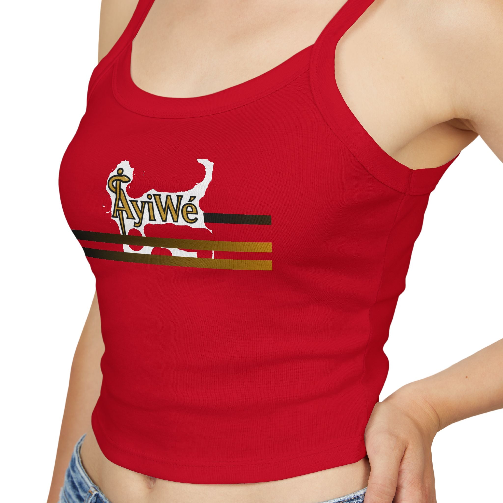 1-EztraLatina AyiWé Women's Spaghetti Strap Tank Top