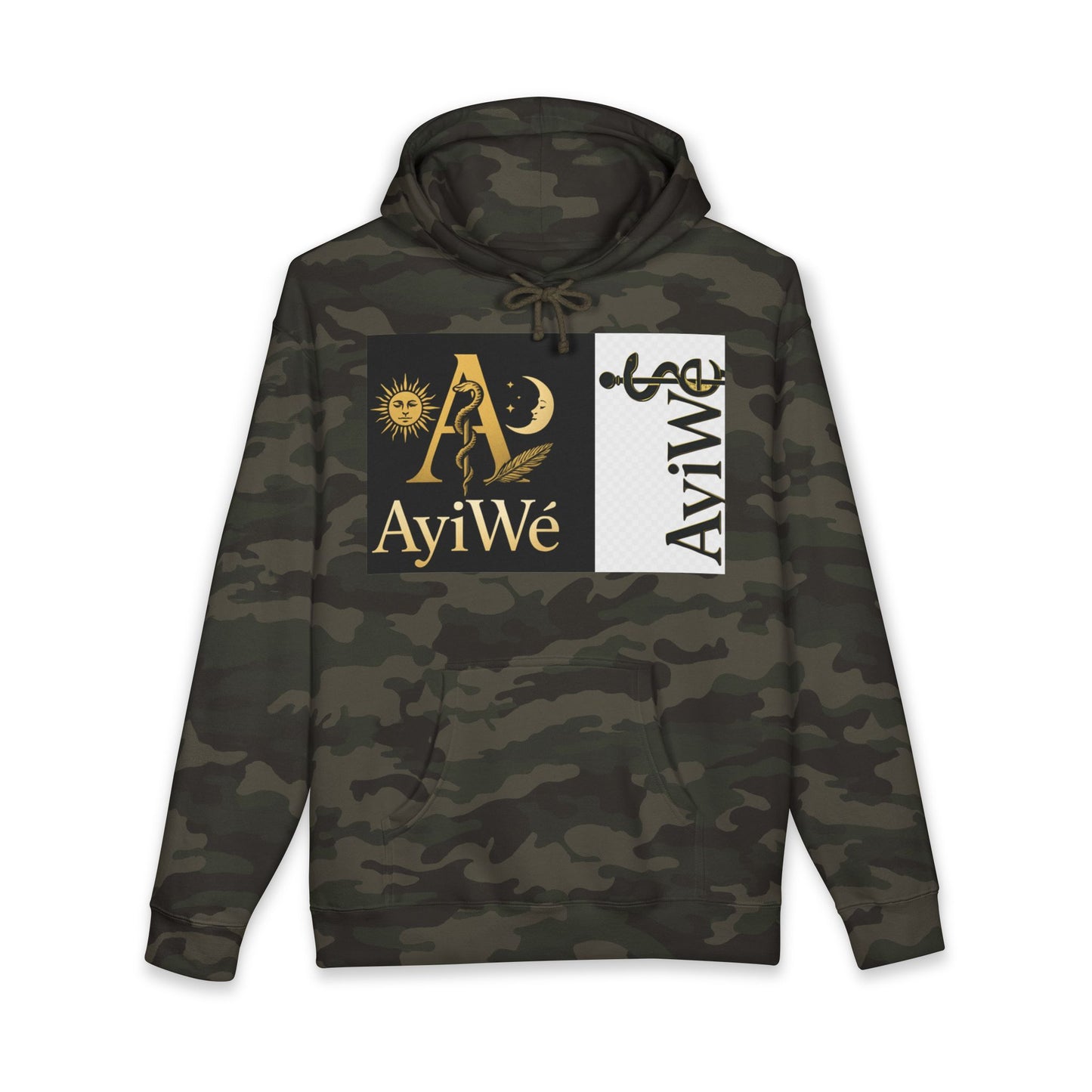 Daywood03-Ayi Unisex Heavyweight Hooded Sweatshirt. Powered by AyiWe F&S