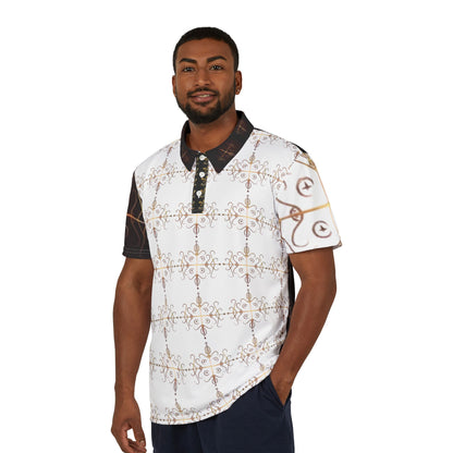 TheKafou-Ayi04 Unisex Polo Shirt (AOP). Powered by AyiWe FS.