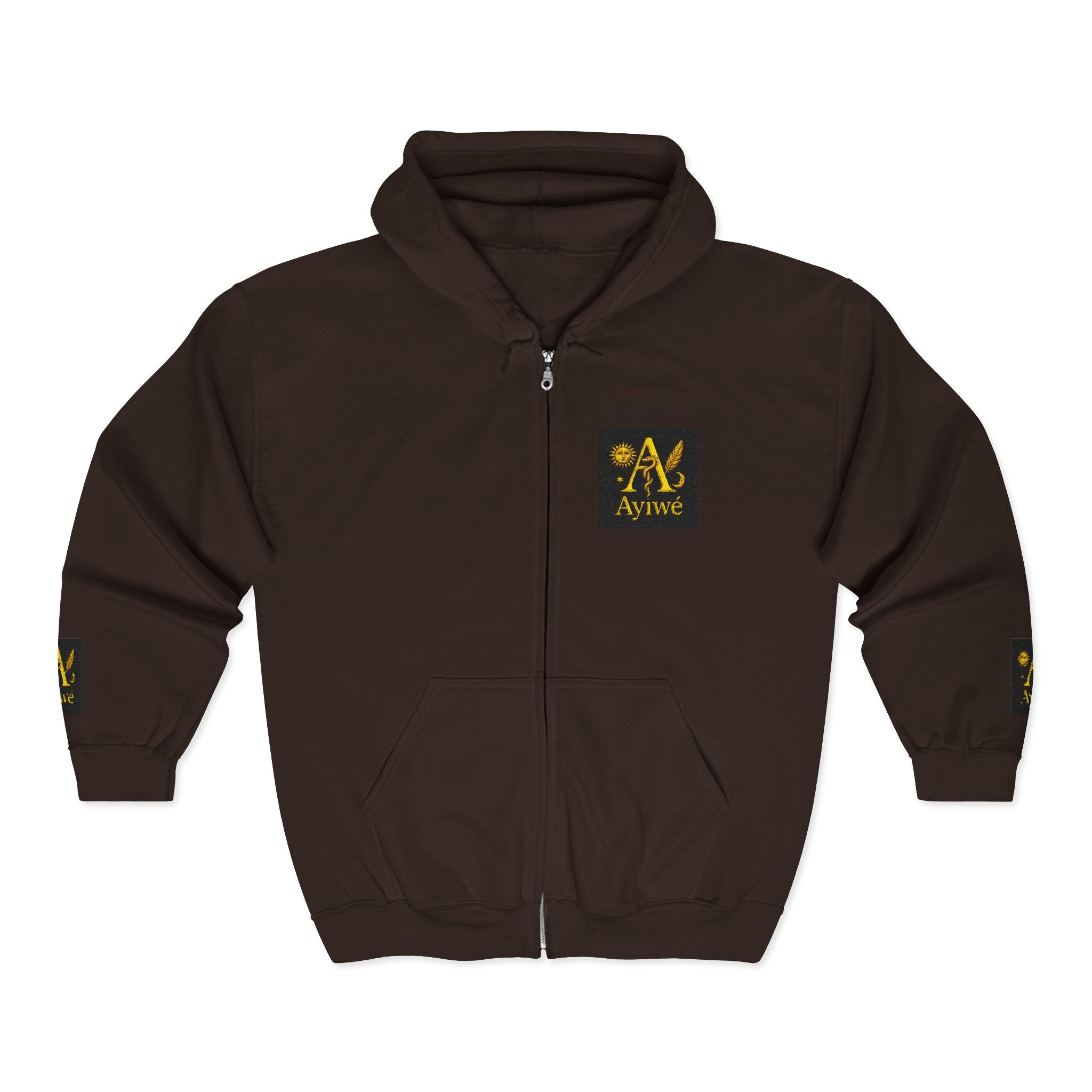 AyiWé-Pure1 Unisex Heavy Blend™ Full Zip Hooded Sweatshirt