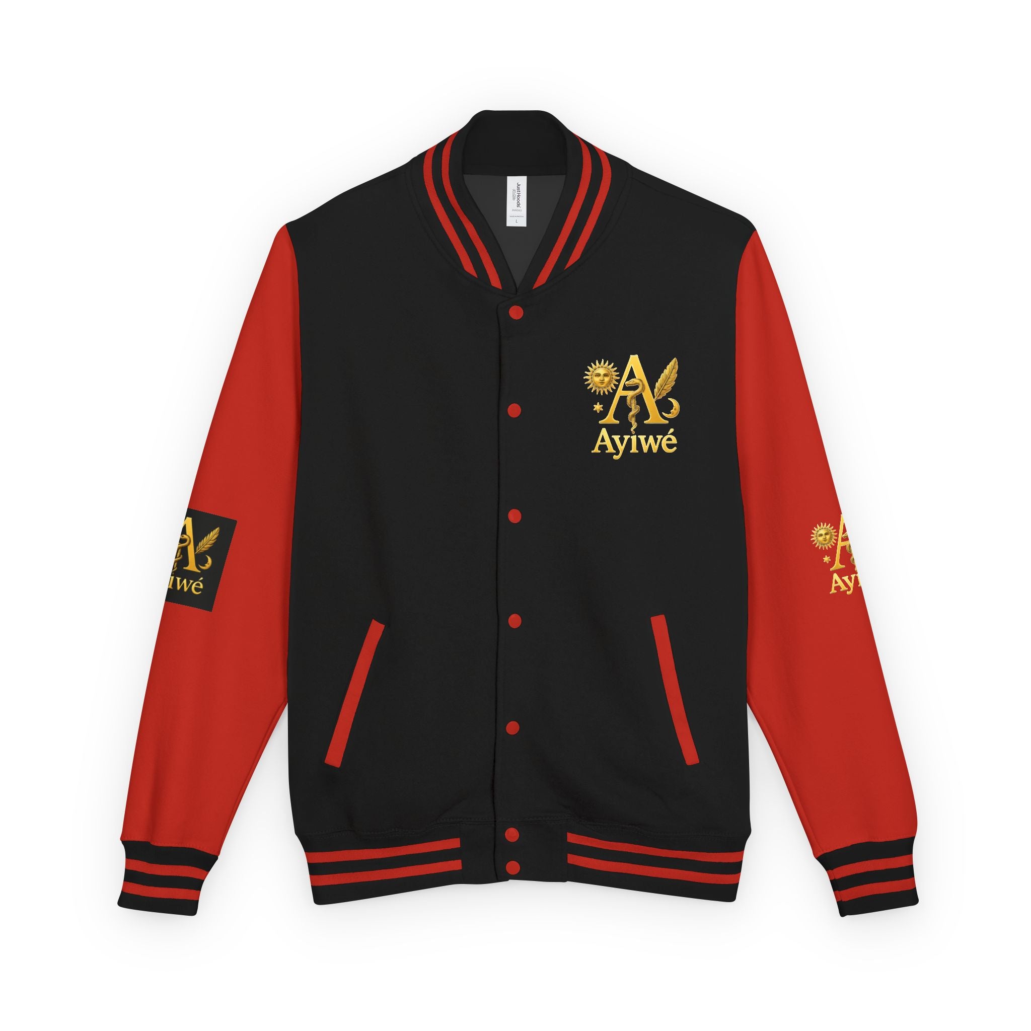 1-A High DegreAyiWé Unisex Heavyweight Letterman Jacket