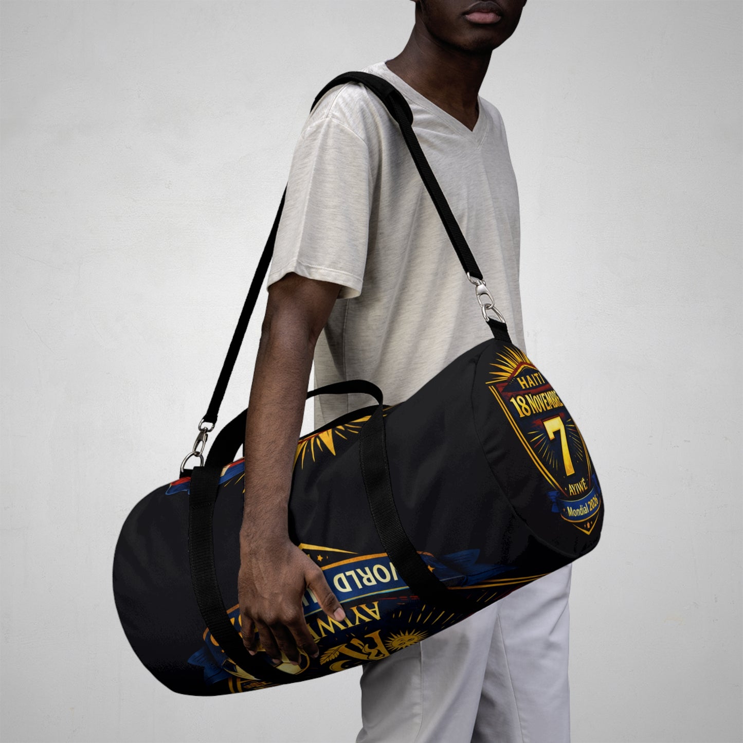 Djakout21-AyiWe Duffel Bag. Powered by AyiWe F&S