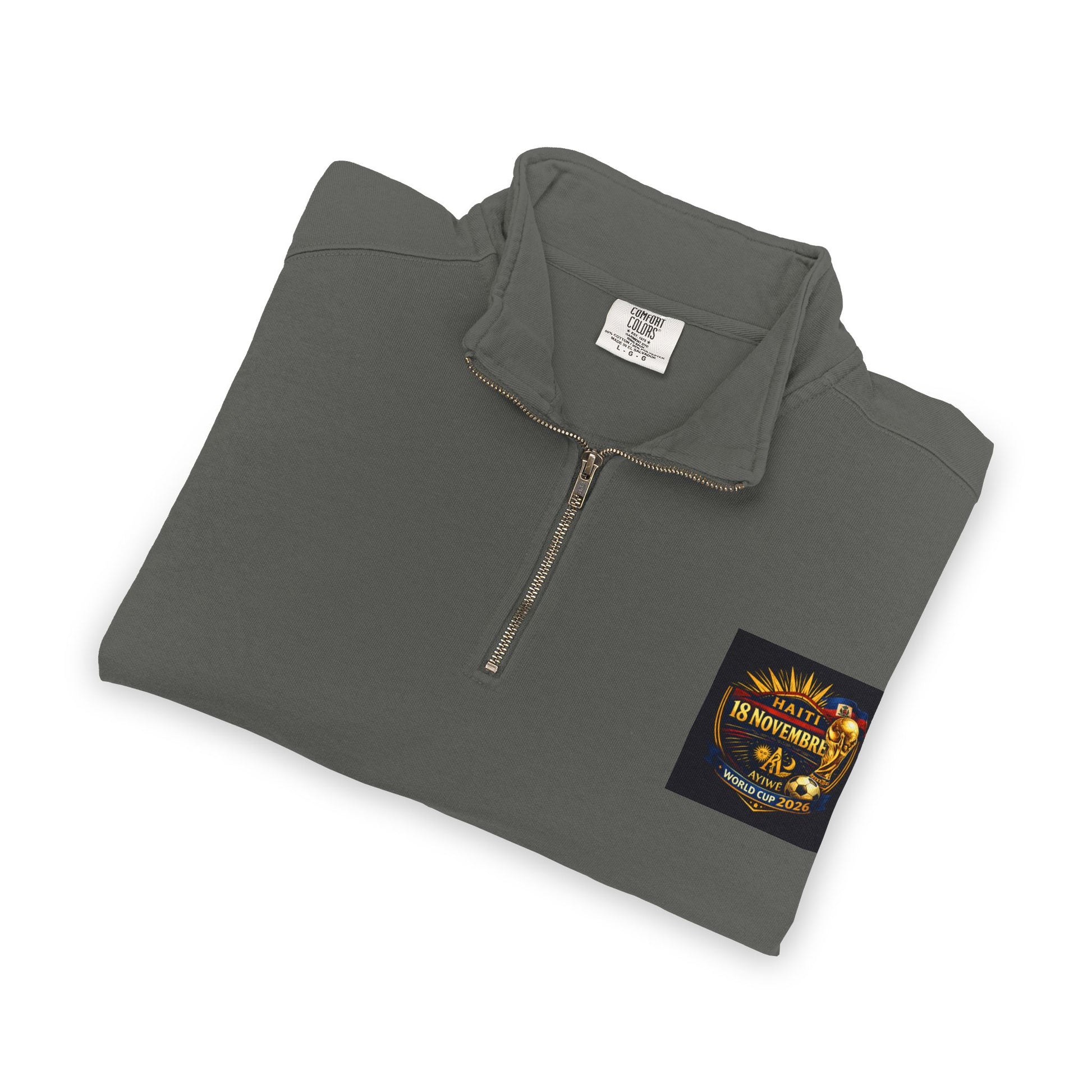 Ht - 18N. 2026 WC Unisex Adult Quarter - Zip Sweatshirt by AyiWe F&S - AyiWé Fashion & Style