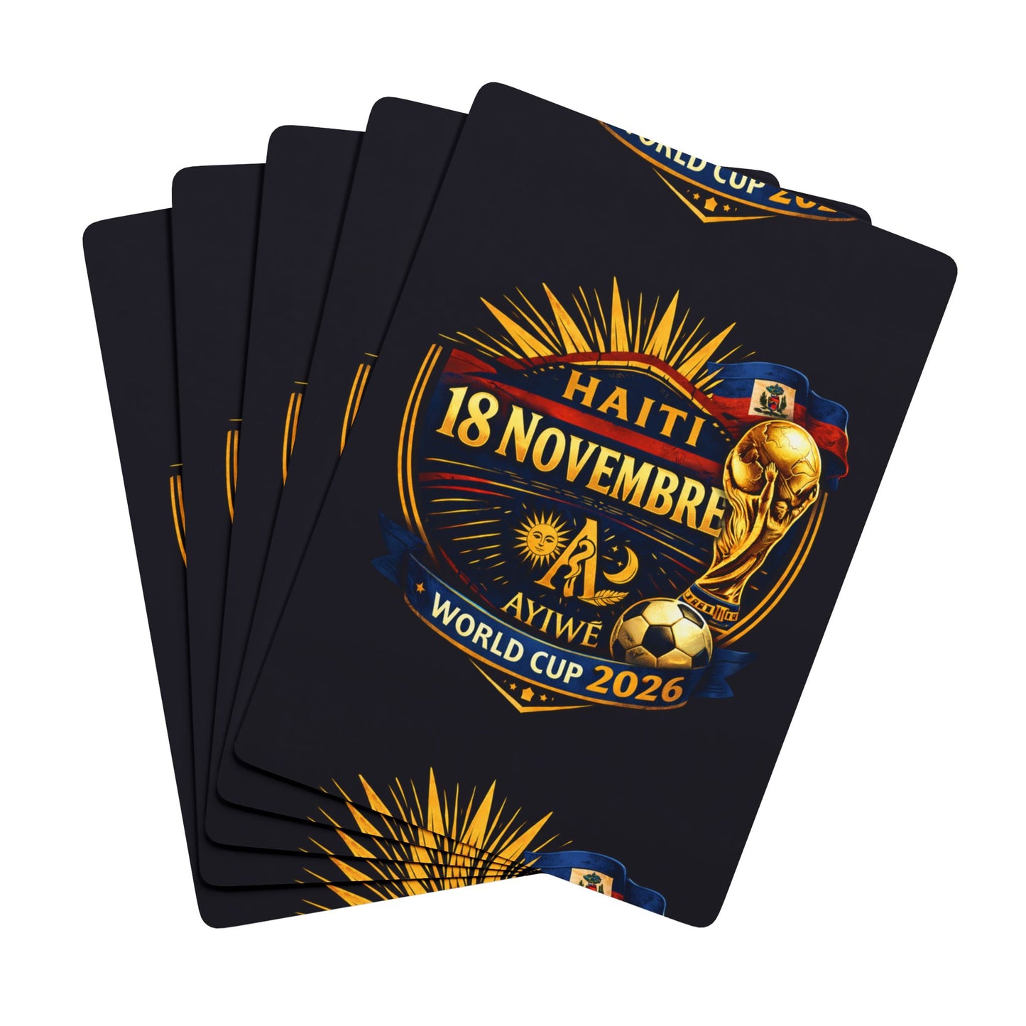 Poker Playing Cards/Haiti - 18 Novembre by AyiWe F&S - AyiWé Fashion & Style