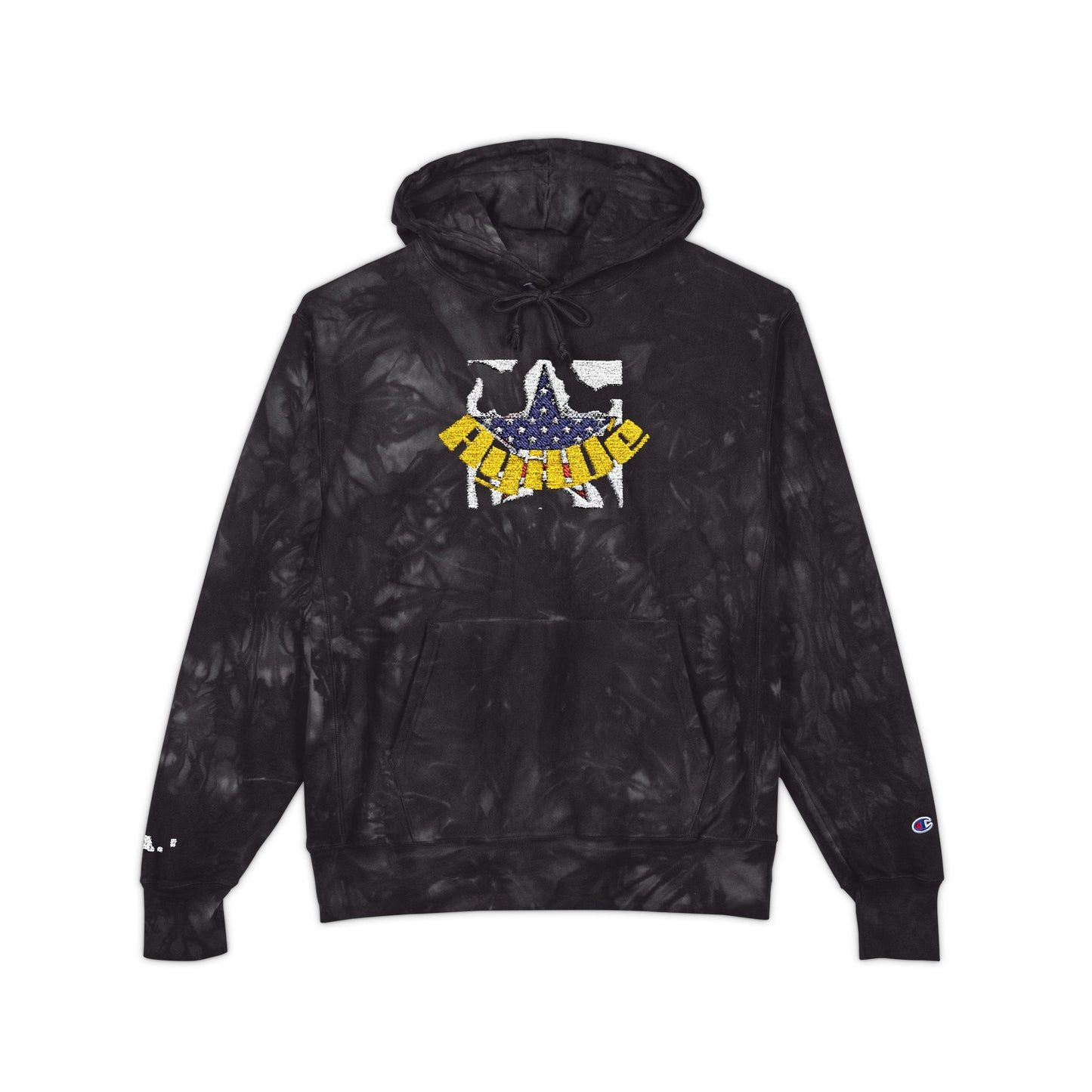 Unisex Champion Tie - Dye Hoodie (Embroidery) - AyiWé Fashion & Style