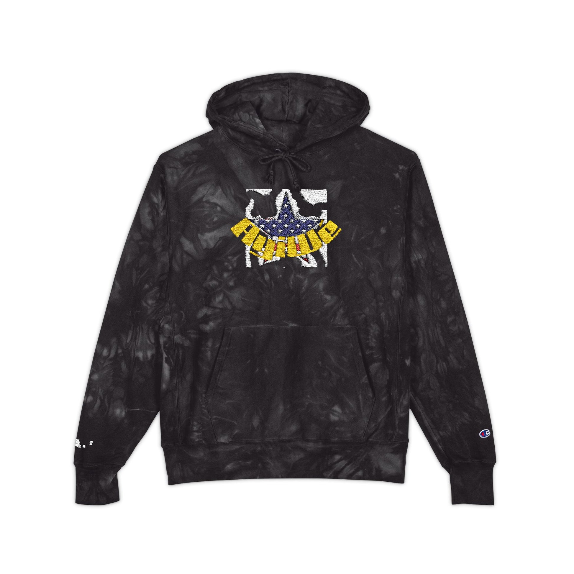 Unisex Champion Tie - Dye Hoodie (Embroidery) - AyiWé Fashion & Style