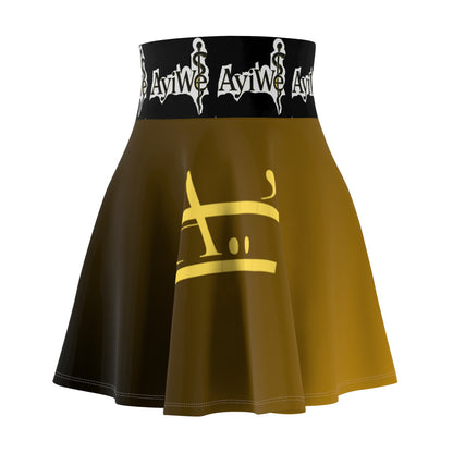 Extra - Latina AyiWé Women's Skater Skirt (AOP) - AyiWé Fashion & Style