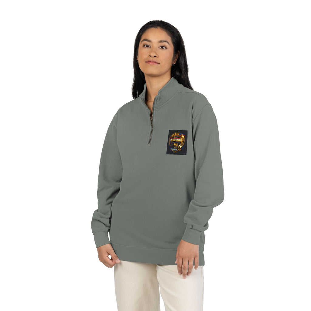 Ht - 18N. 2026 WC Unisex Adult Quarter - Zip Sweatshirt by AyiWe F&S - AyiWé Fashion & Style