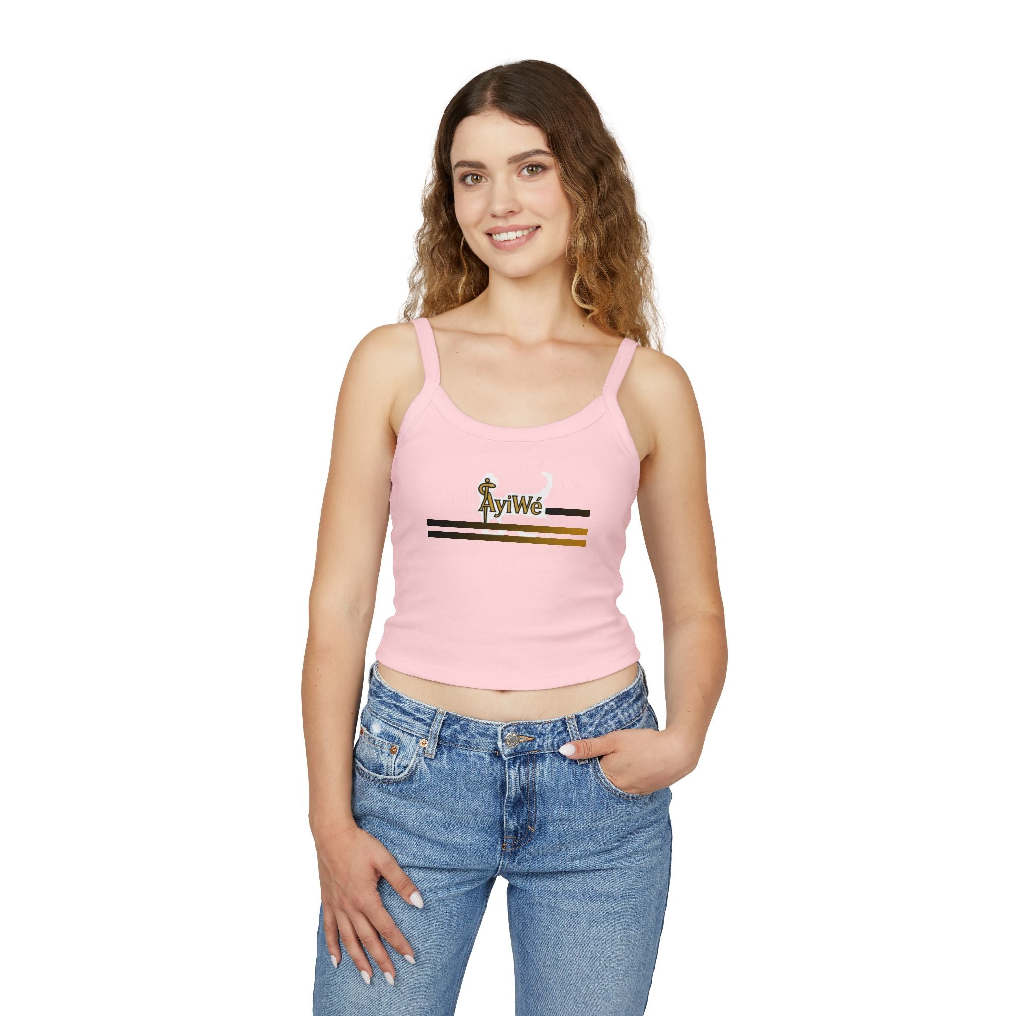 1-EztraLatina AyiWé Women's Spaghetti Strap Tank Top