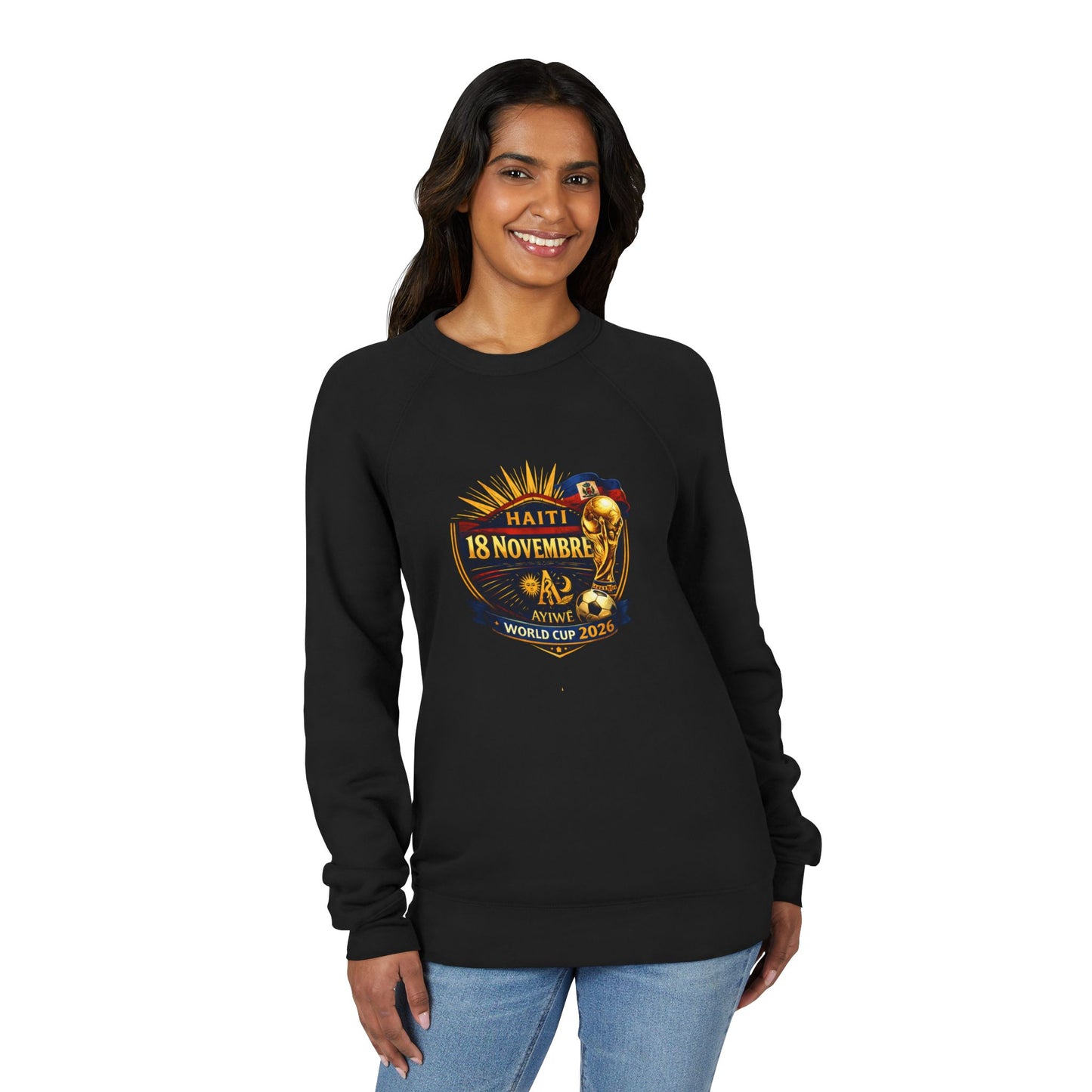 ht - Champion 2026 Unisex Sponge Fleece Raglan Sweatshirt by AyiWe F&S - AyiWé Fashion & Style