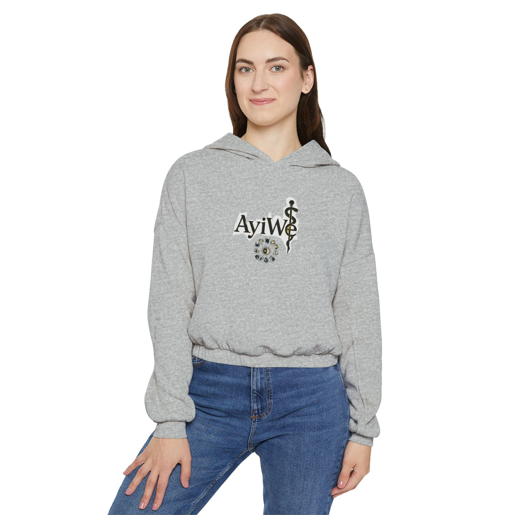 A-Lady1-AyiWé Women's Cinched Bottom Hoodie