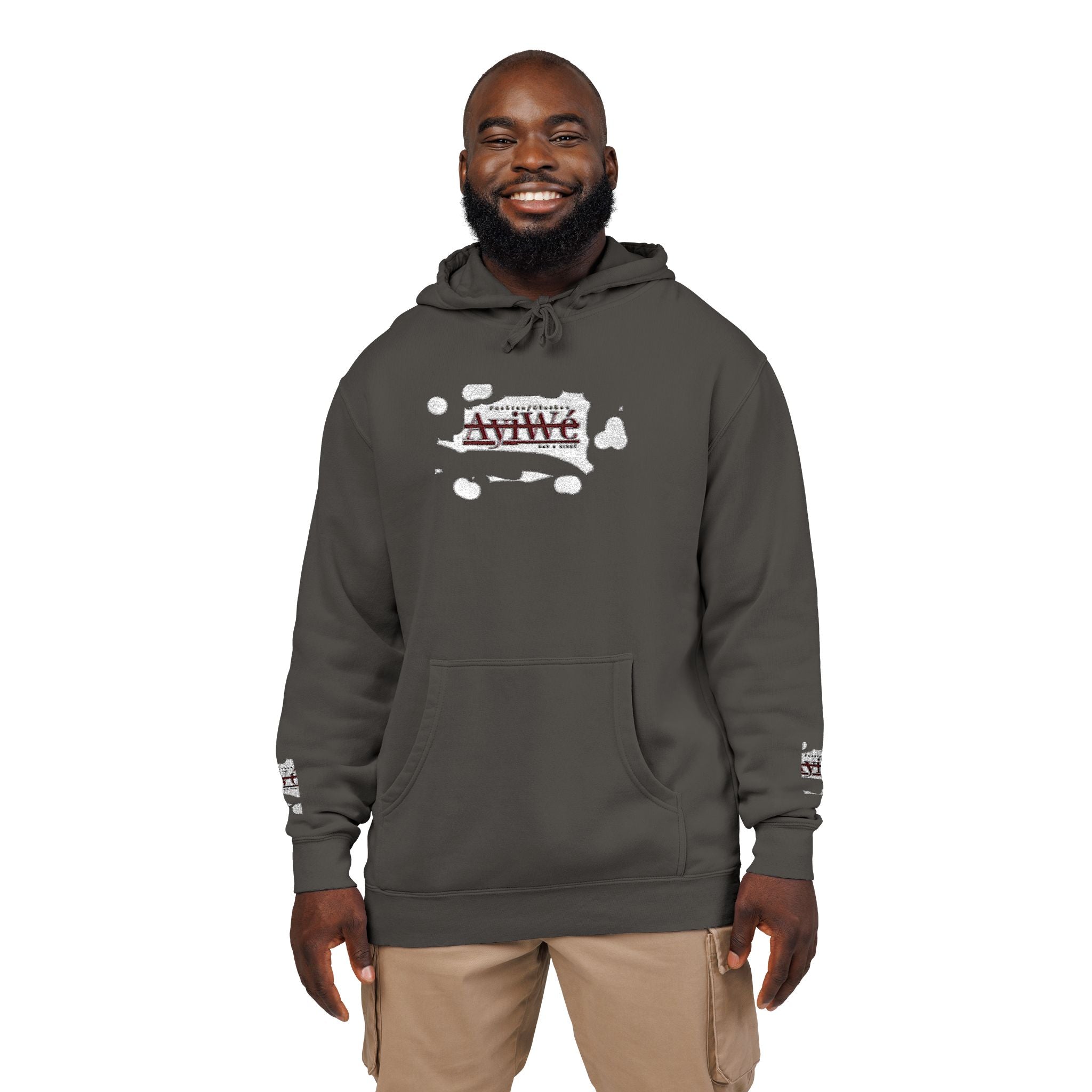 AyiWe A1 Unisex Pigment-Dyed Hoodie (Embroidery)