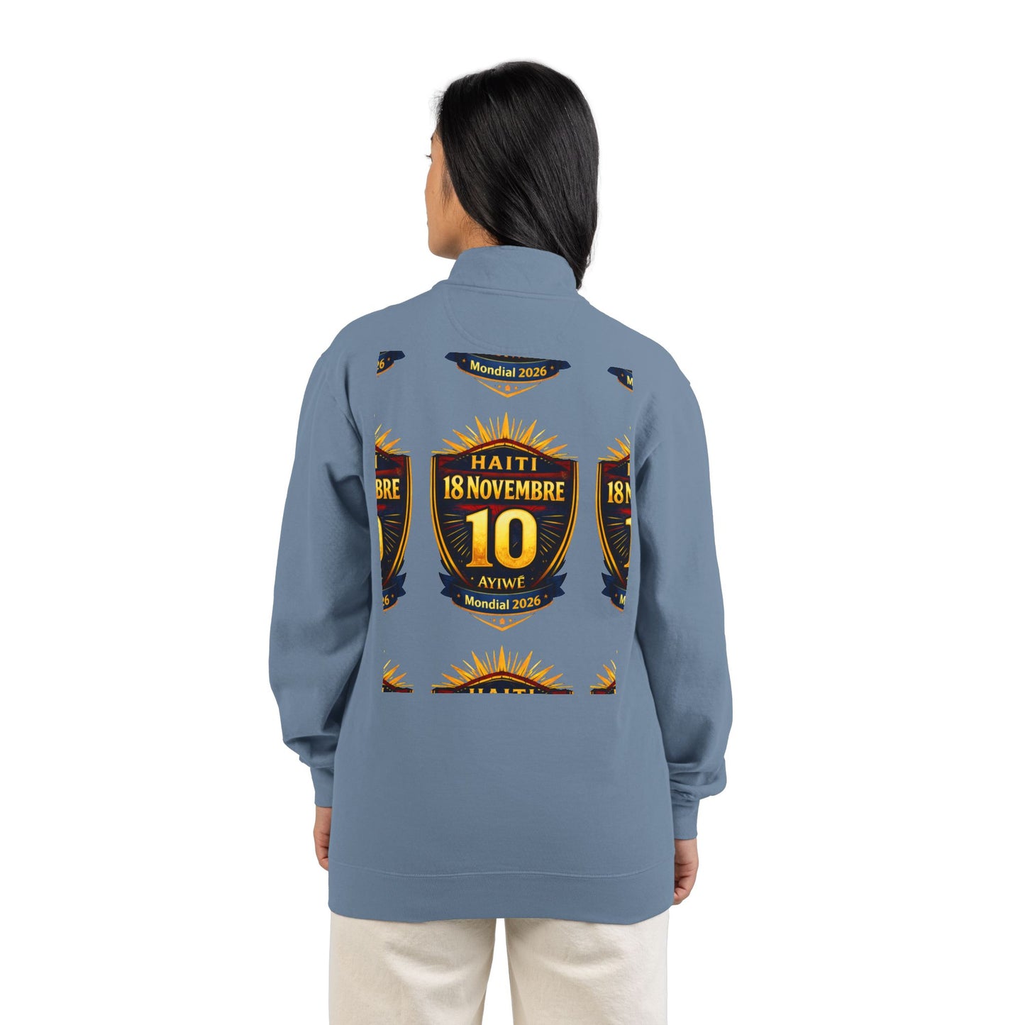 Ht - 18N. 2026 WC Unisex Adult Quarter - Zip Sweatshirt by AyiWe F&S - AyiWé Fashion & Style