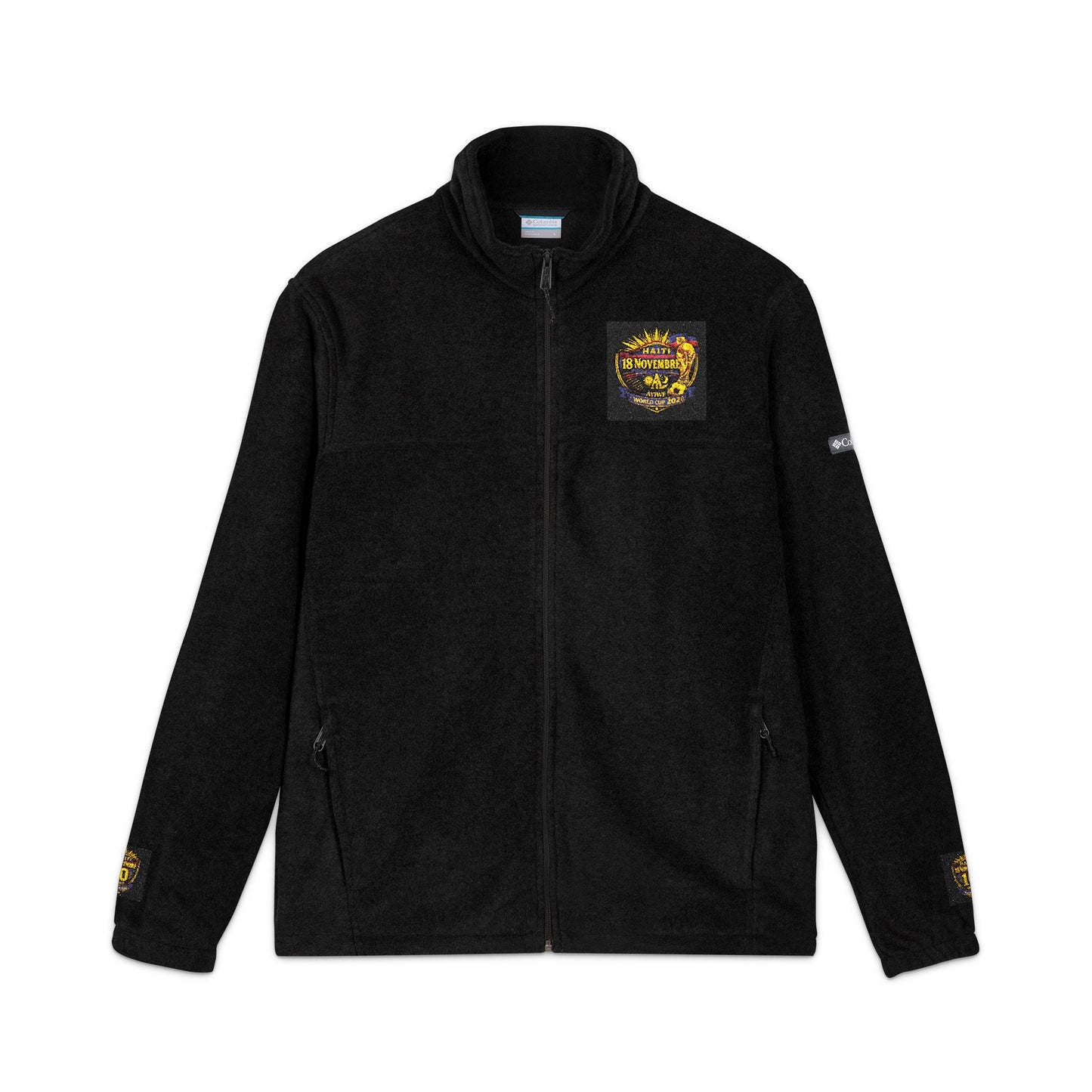 Ht - 2026 Mondial/18Nov Unisex Columbia Fleece Jacket (Embroidery) by AyiWe F&S - AyiWé Fashion & Style