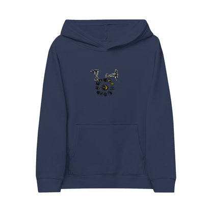 12Signs AyiWFS Kids Fleece Hoodie (Embroidery) - AyiWé Fashion & Style