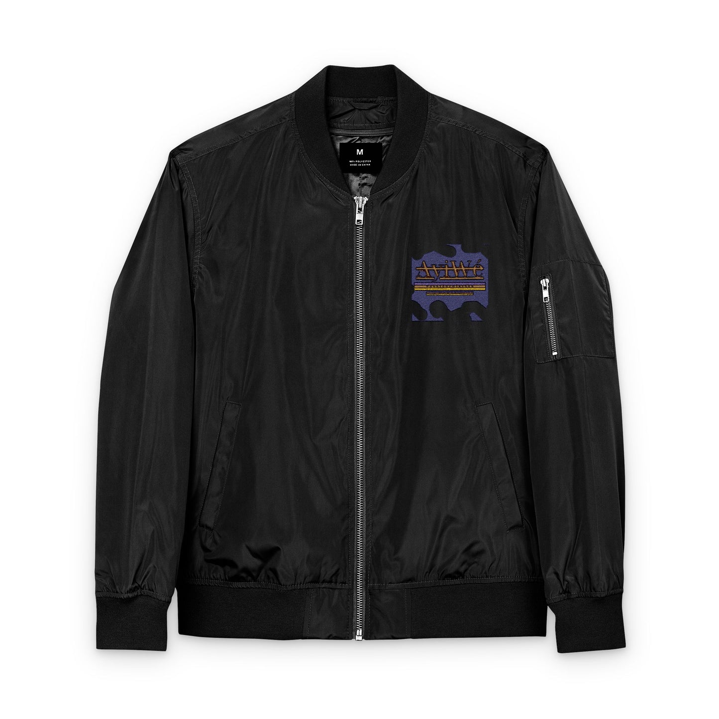 AyiWe - Soldier1 Recycled Bomber Jacket (Embroidery) Unisex - AyiWé Fashion & Style