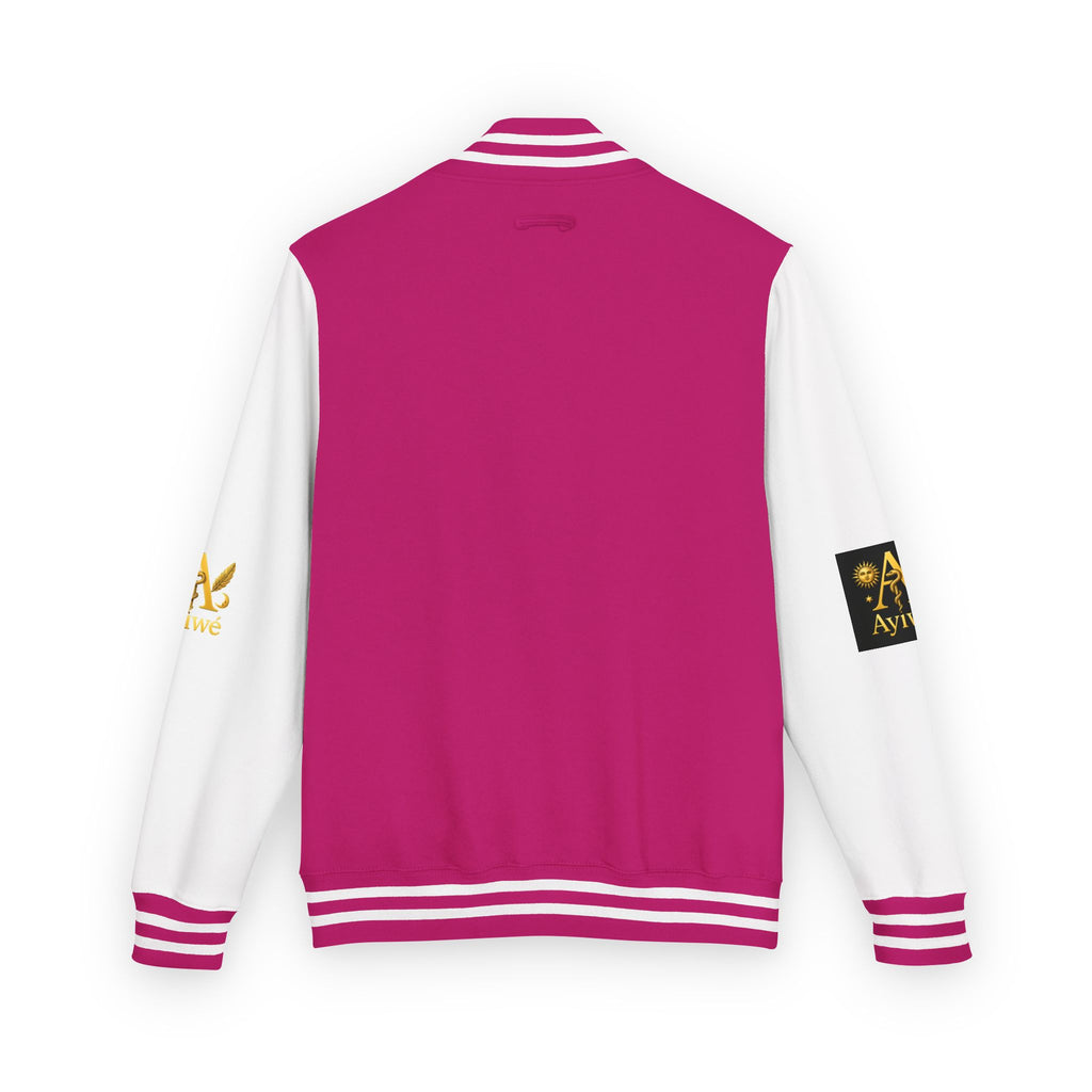 1-A High DegreAyiWé Unisex Heavyweight Letterman Jacket
