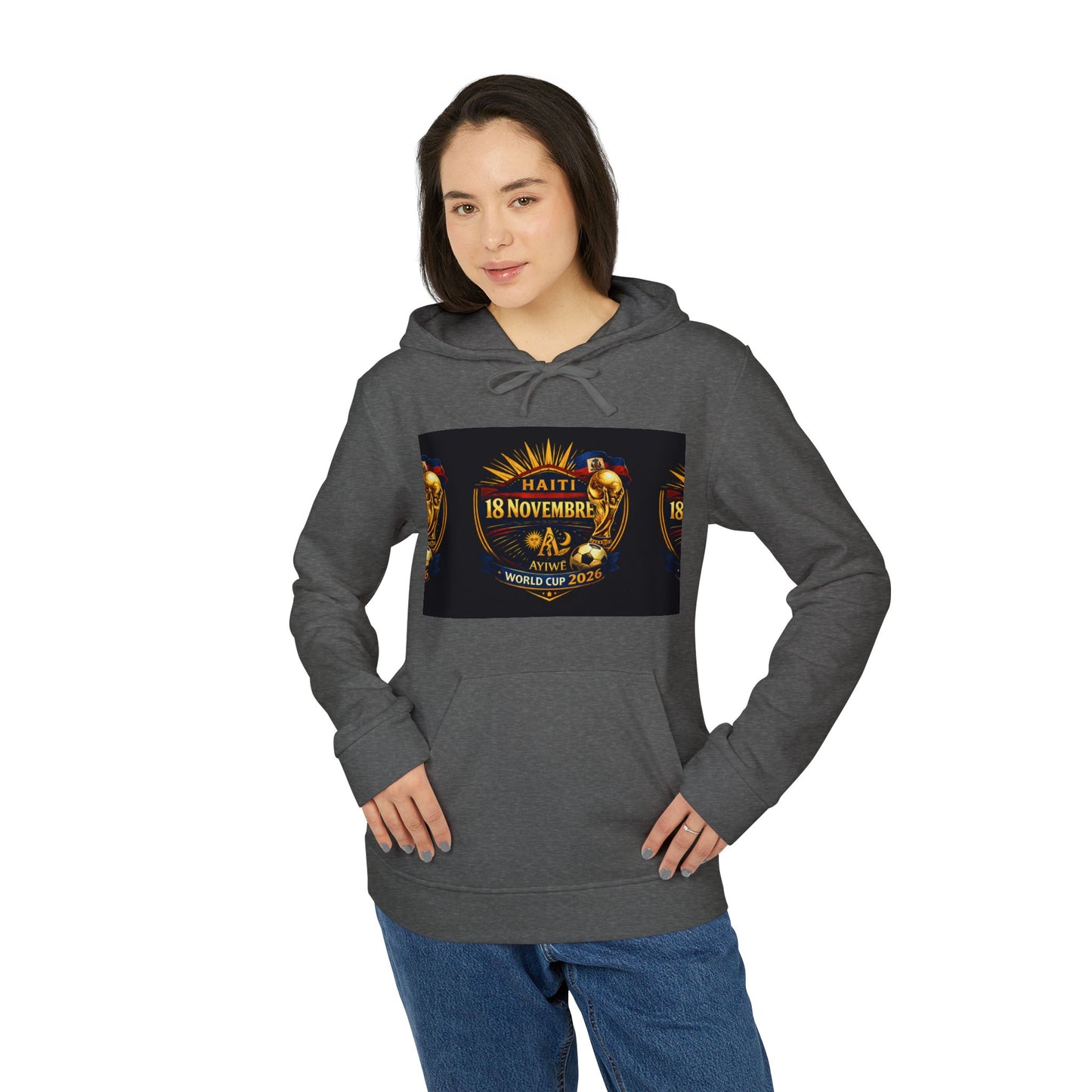 Haiti - 18Nov. adidasXAyiWe Unisex Fleece Hoodie by AyiWe F&S - AyiWé Fashion & Style