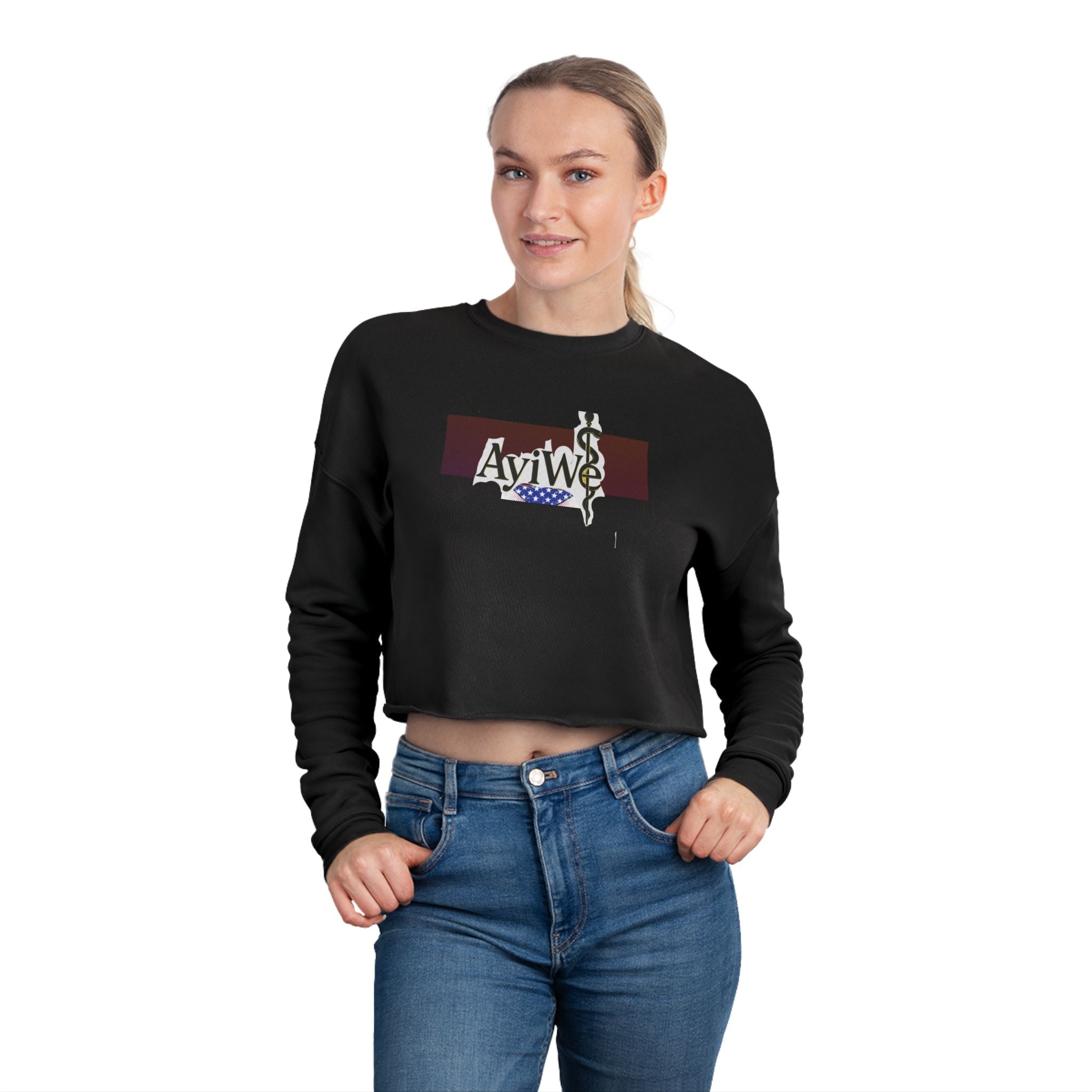 Ayi-Wé Star Women's Cropped Sweatshirt