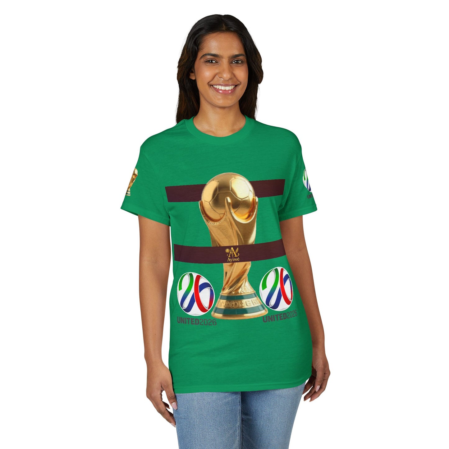 Unity03-Ayi Unisex DryBlend® T-Shirt. Powered by AyiWe F&S