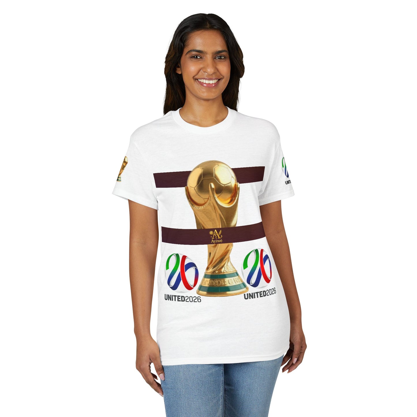 Unity03-Ayi Unisex DryBlend® T-Shirt. Powered by AyiWe F&S