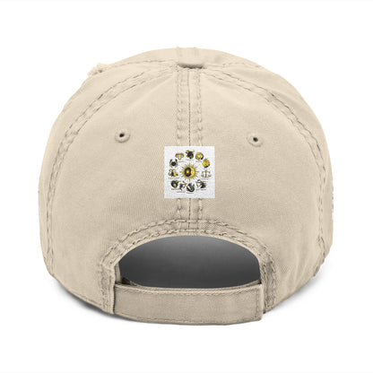AB3 - AyiWé Distressed Dad Hat (Embroidery) - AyiWé Fashion & Style