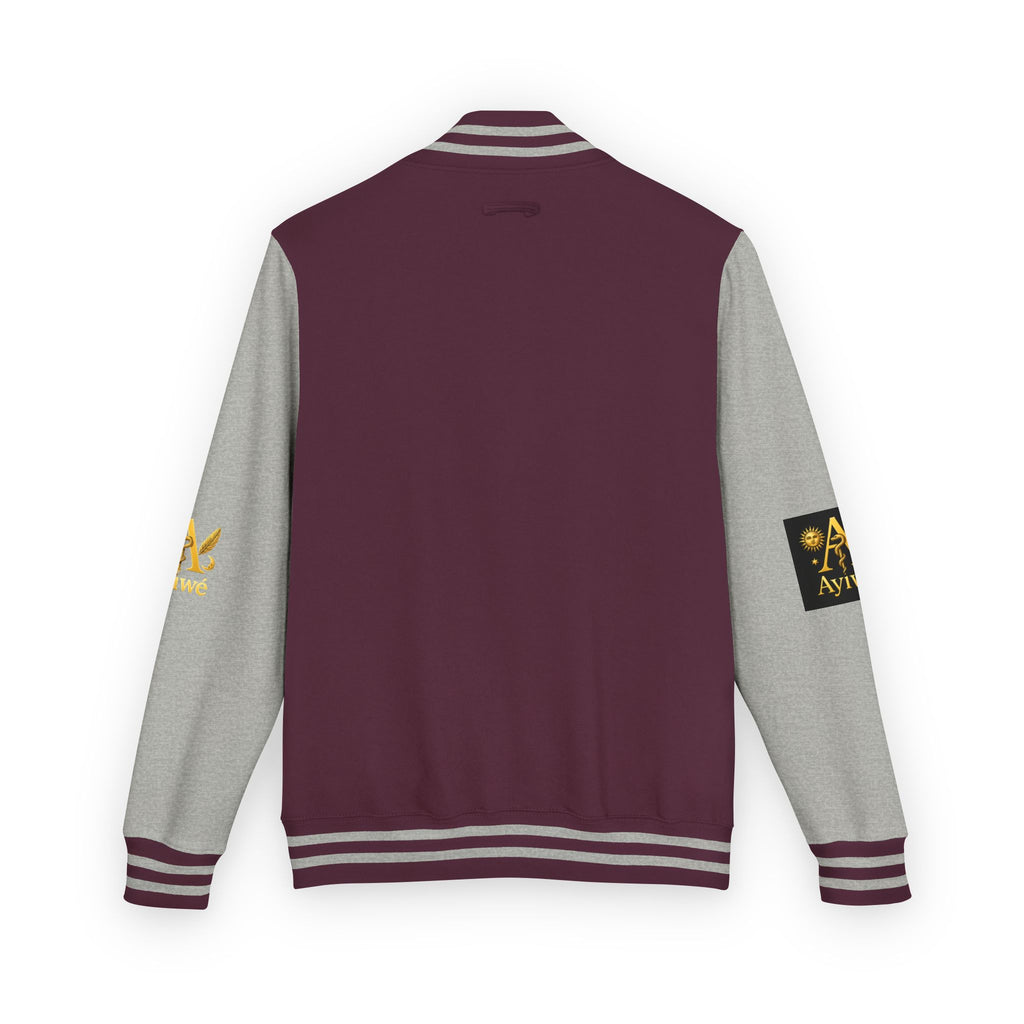 1-A High DegreAyiWé Unisex Heavyweight Letterman Jacket