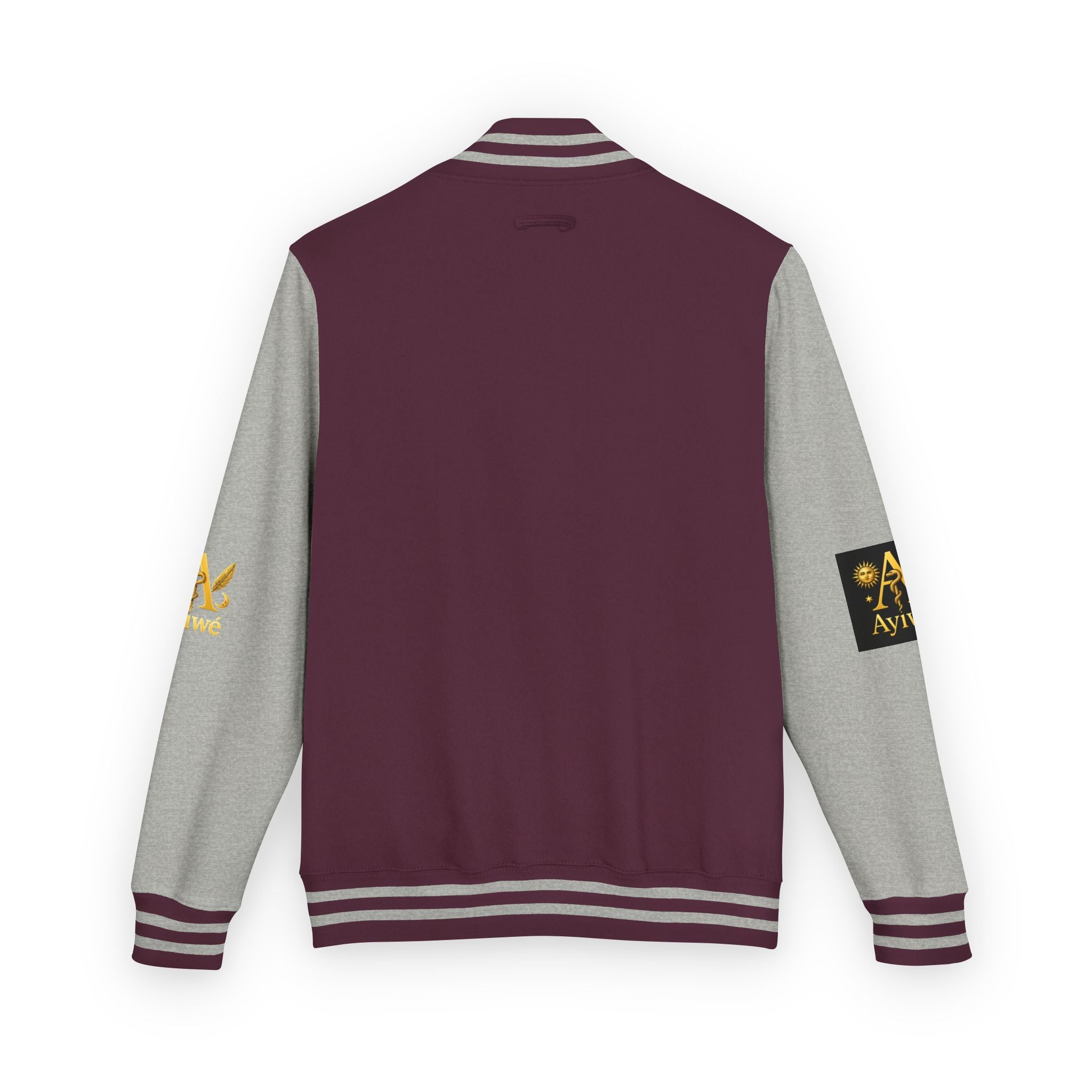 1-A High DegreAyiWé Unisex Heavyweight Letterman Jacket