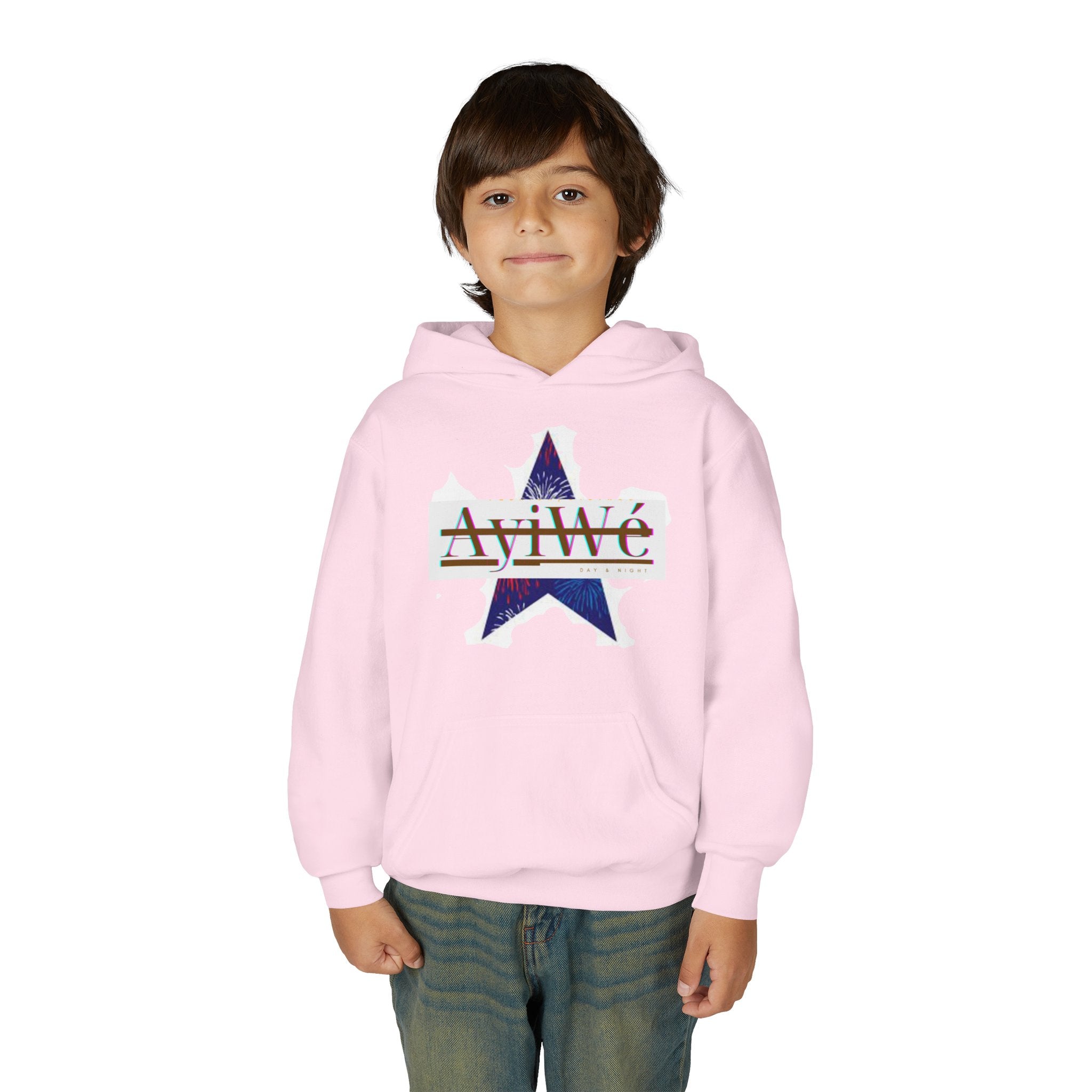 AyiWé Young-1 Youth Heavy Blend Hooded Sweatshirt