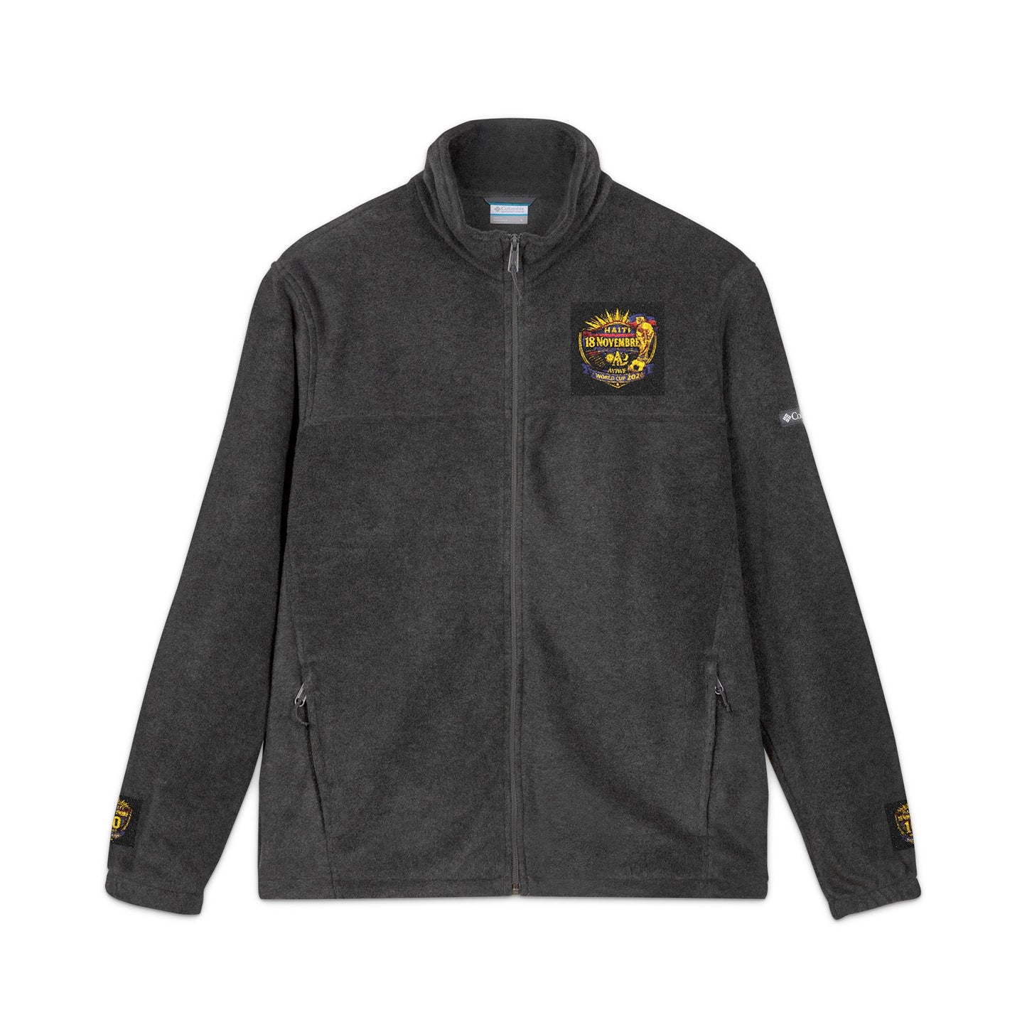 Ht - 2026 Mondial/18Nov Unisex Columbia Fleece Jacket (Embroidery) by AyiWe F&S - AyiWé Fashion & Style