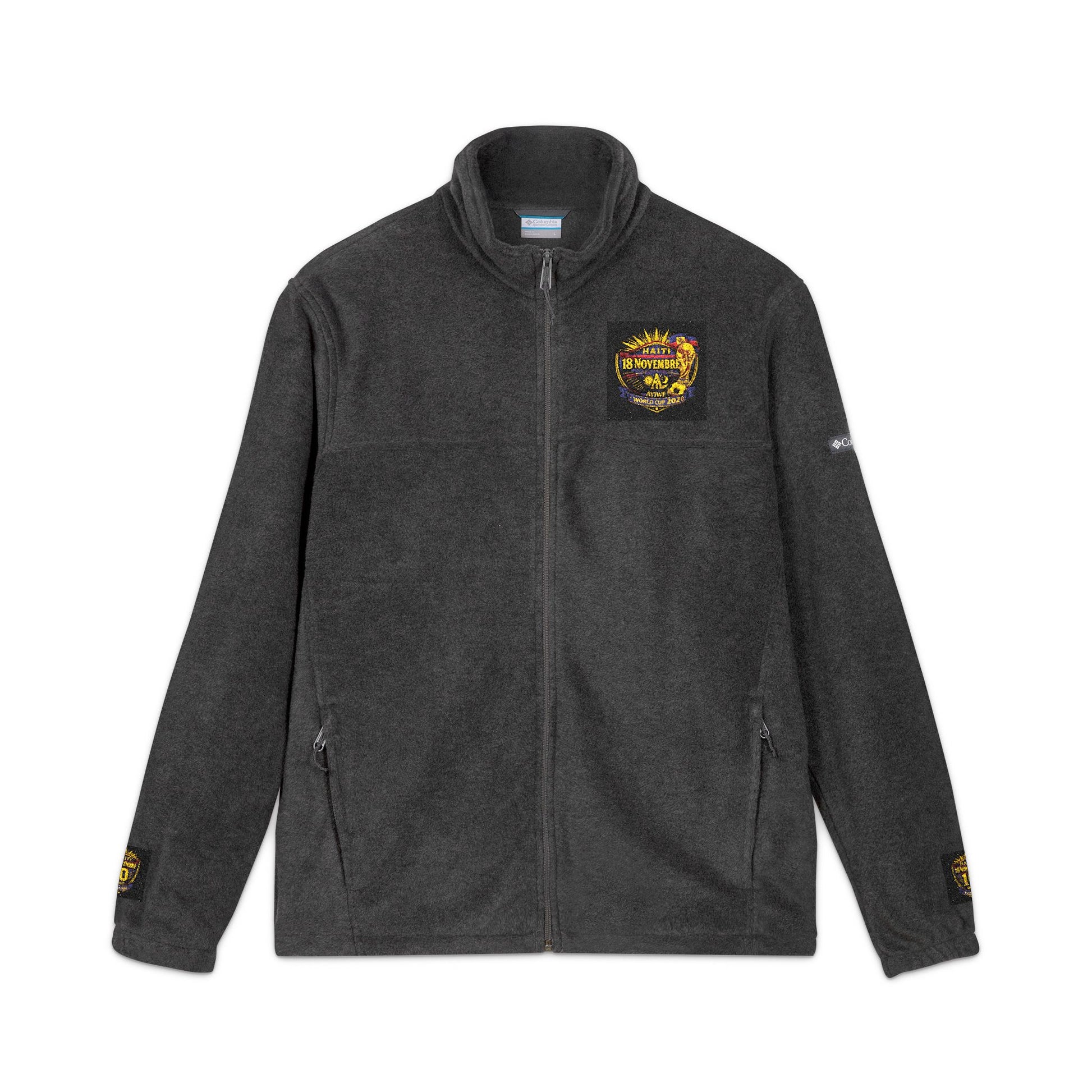 Ht - 2026 Mondial/18Nov Unisex Columbia Fleece Jacket (Embroidery) by AyiWe F&S - AyiWé Fashion & Style
