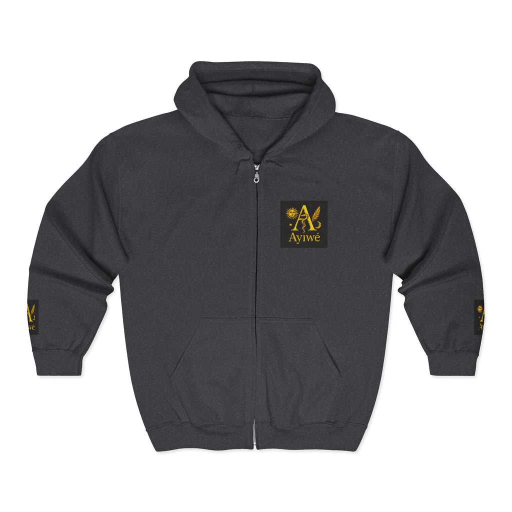 AyiWé-Pure1 Unisex Heavy Blend™ Full Zip Hooded Sweatshirt