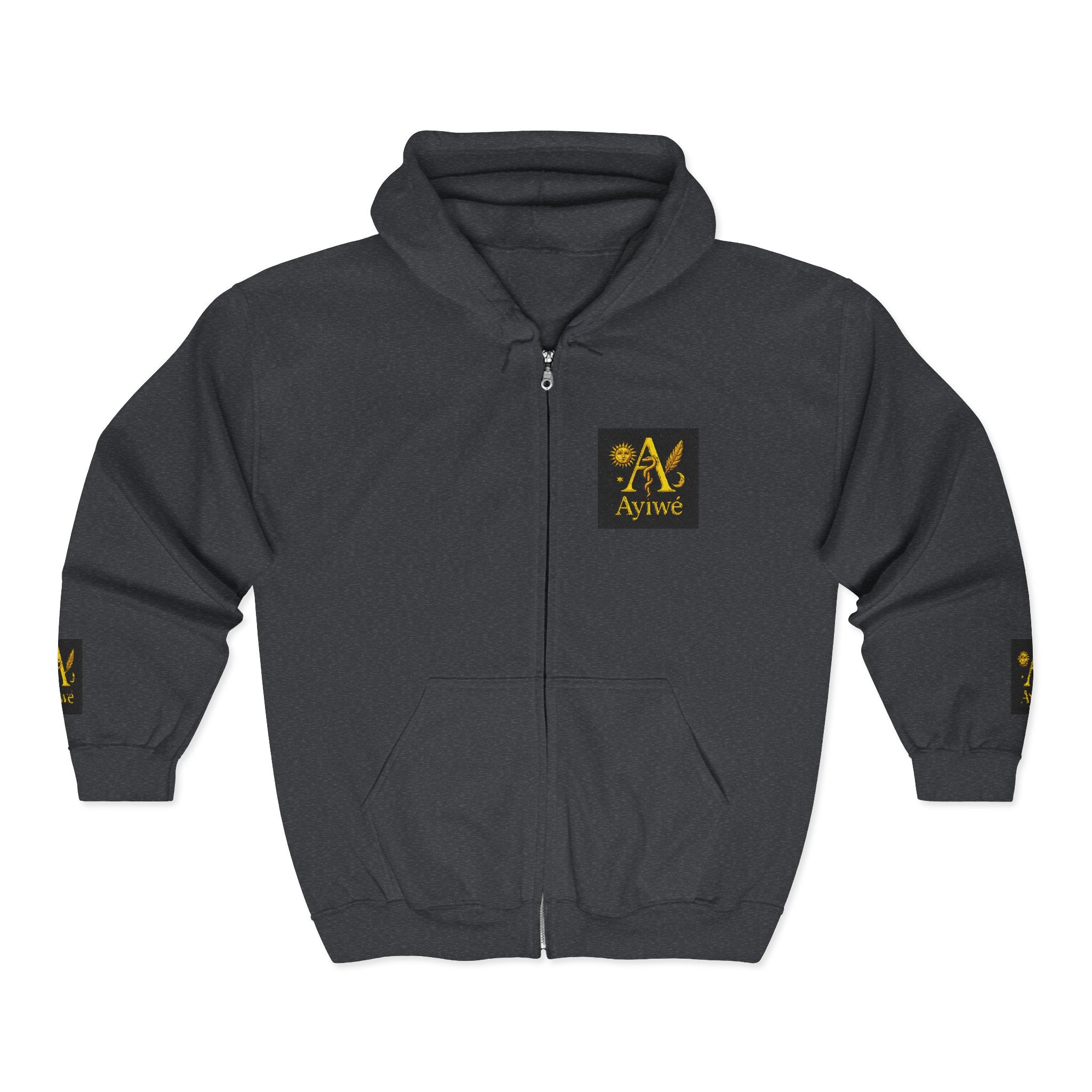 AyiWé-Pure1 Unisex Heavy Blend™ Full Zip Hooded Sweatshirt