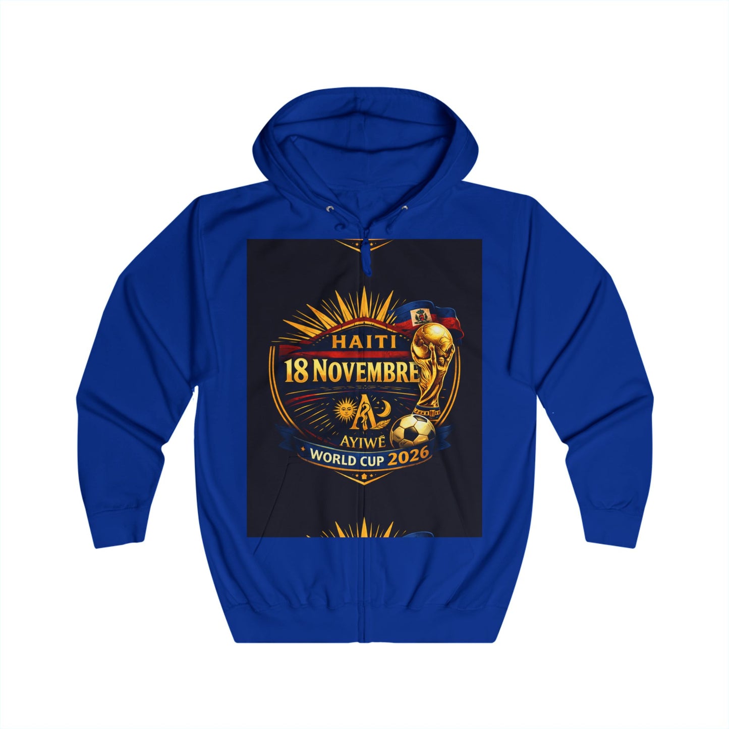 Ht - 2026 world cup Unisex Full Zip Hoodie by Ayiwe F&S - AyiWé Fashion & Style