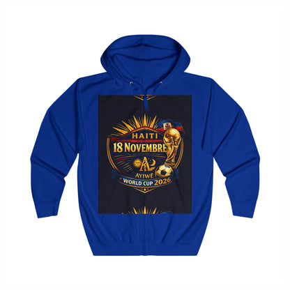 Ht - 2026 world cup Unisex Full Zip Hoodie by Ayiwe F&S - AyiWé Fashion & Style