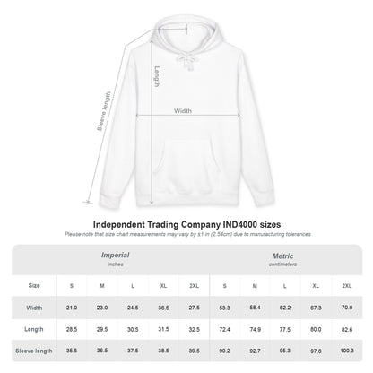 OneSun-Unisex Heavyweight Hooded Sweatshirt. Powered by AyiWe F&S