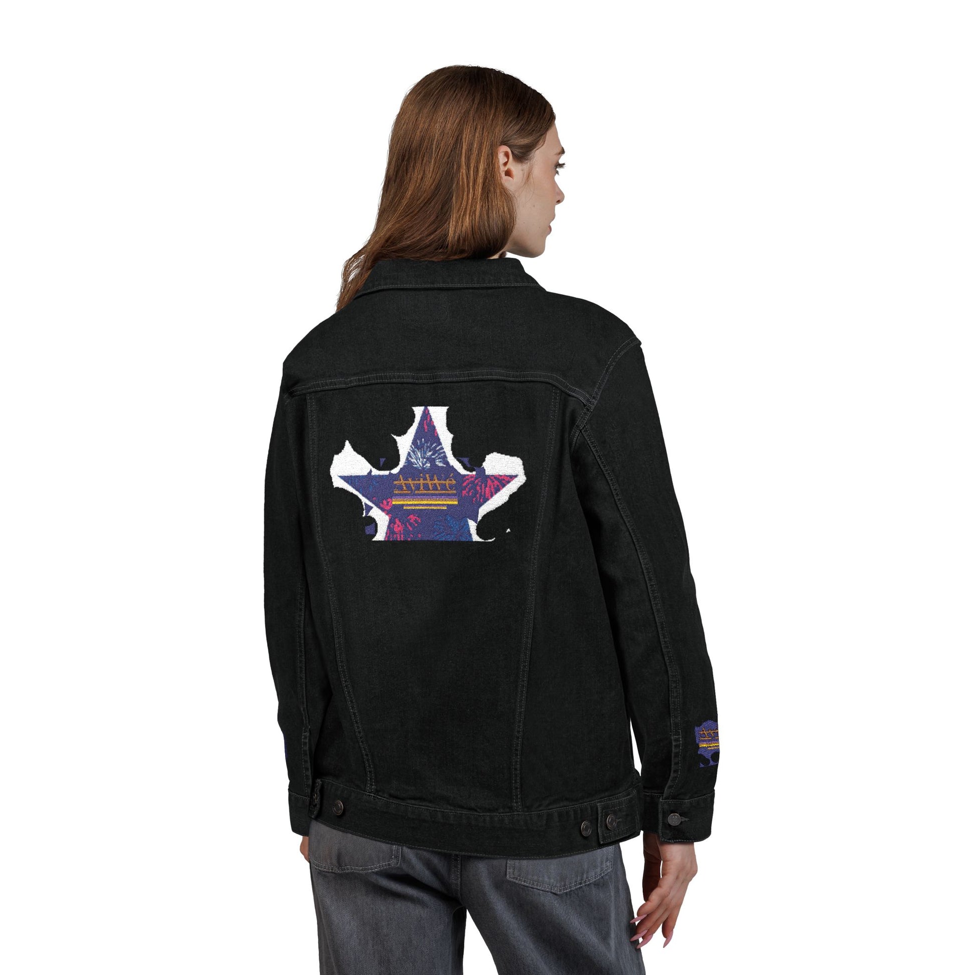 Fibonacci - AyiWeF Unisex Denim Jacket (Embroidery) - AyiWé Fashion & Style