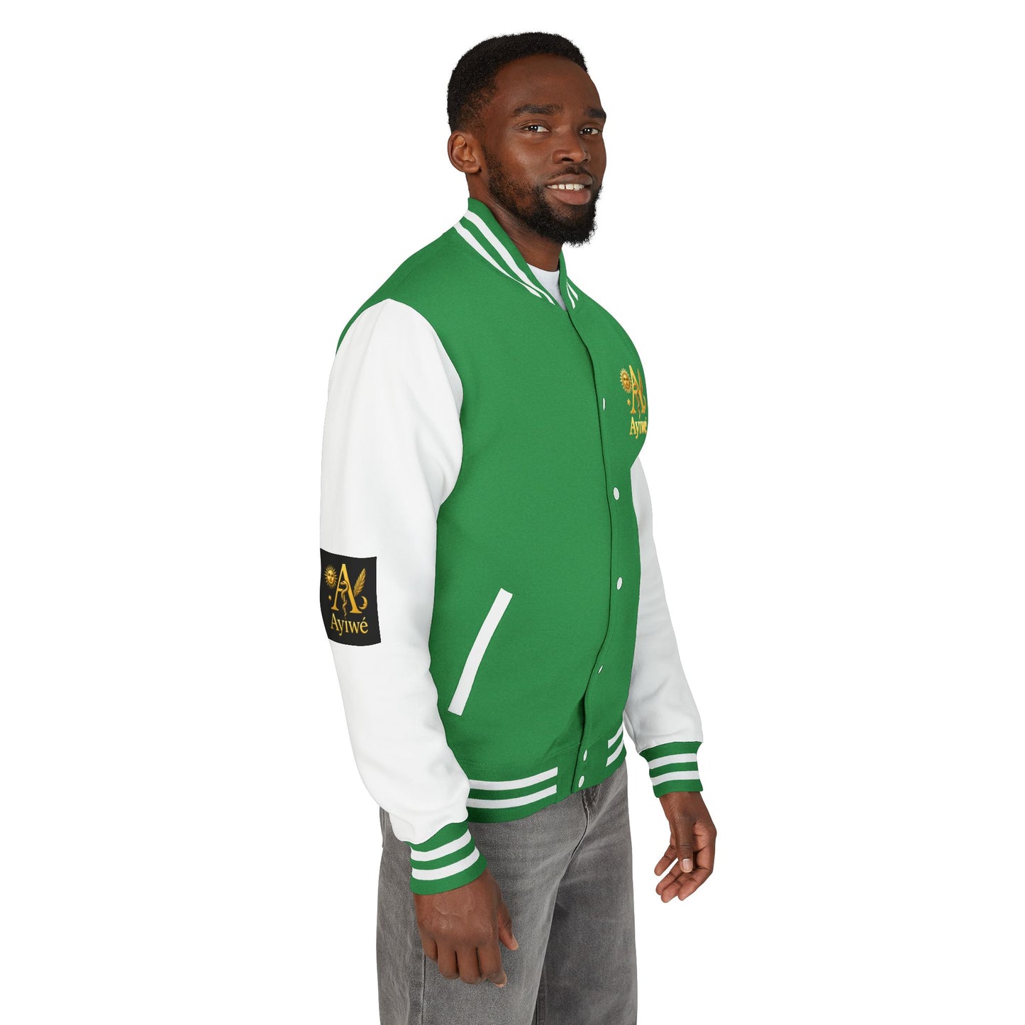 1 - A High DegreAyiWé Unisex Heavyweight Letterman Jacket - AyiWé Fashion & Style